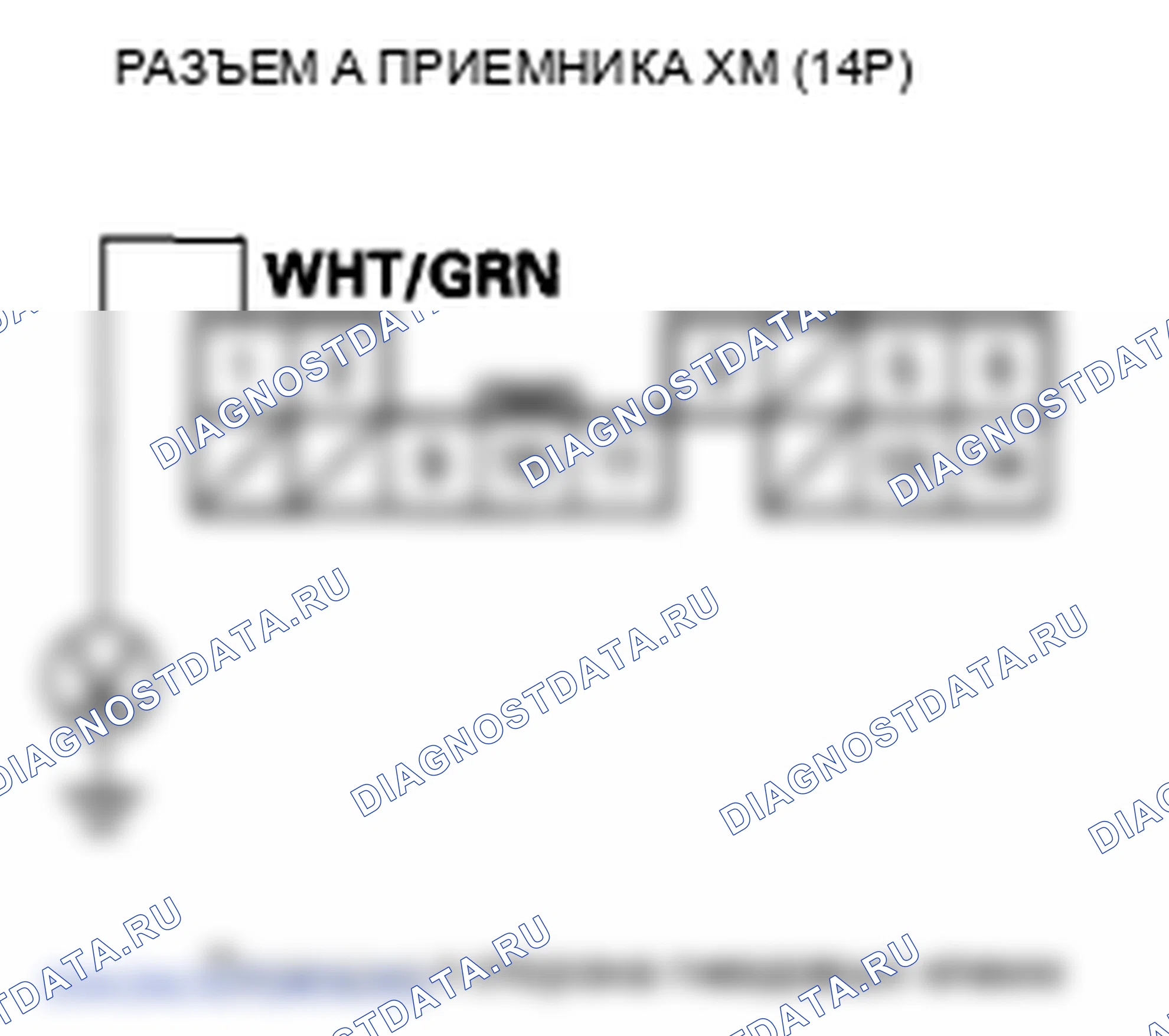 Рис. 226: Радиодисплей Xm пуст и информация о станции не отображается (модели ' 08-10). Honda Odyssey IV