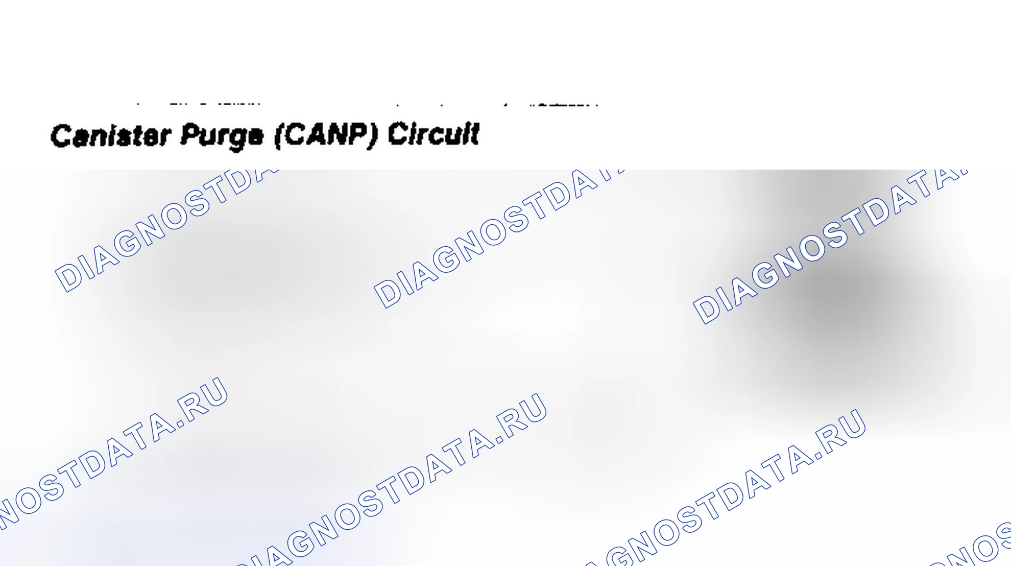 Рис. 27: Схема продувки канистры (CANP). Ford Taurus I