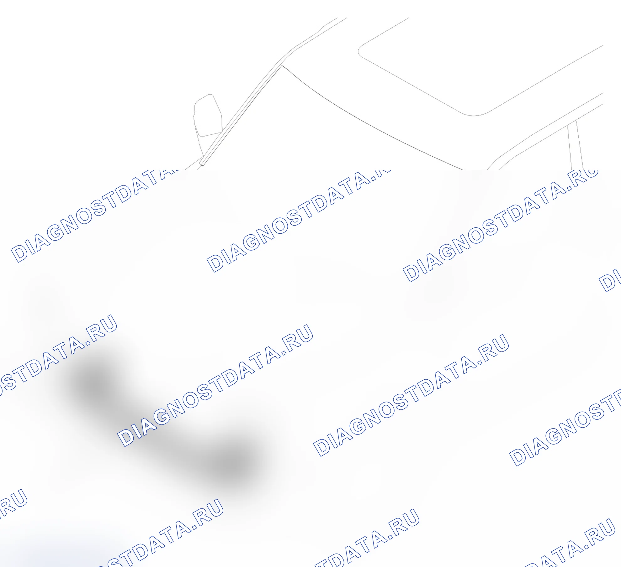 Схема расположения переднего усилителя бампера — Haval Raptor. Haval Raptor I