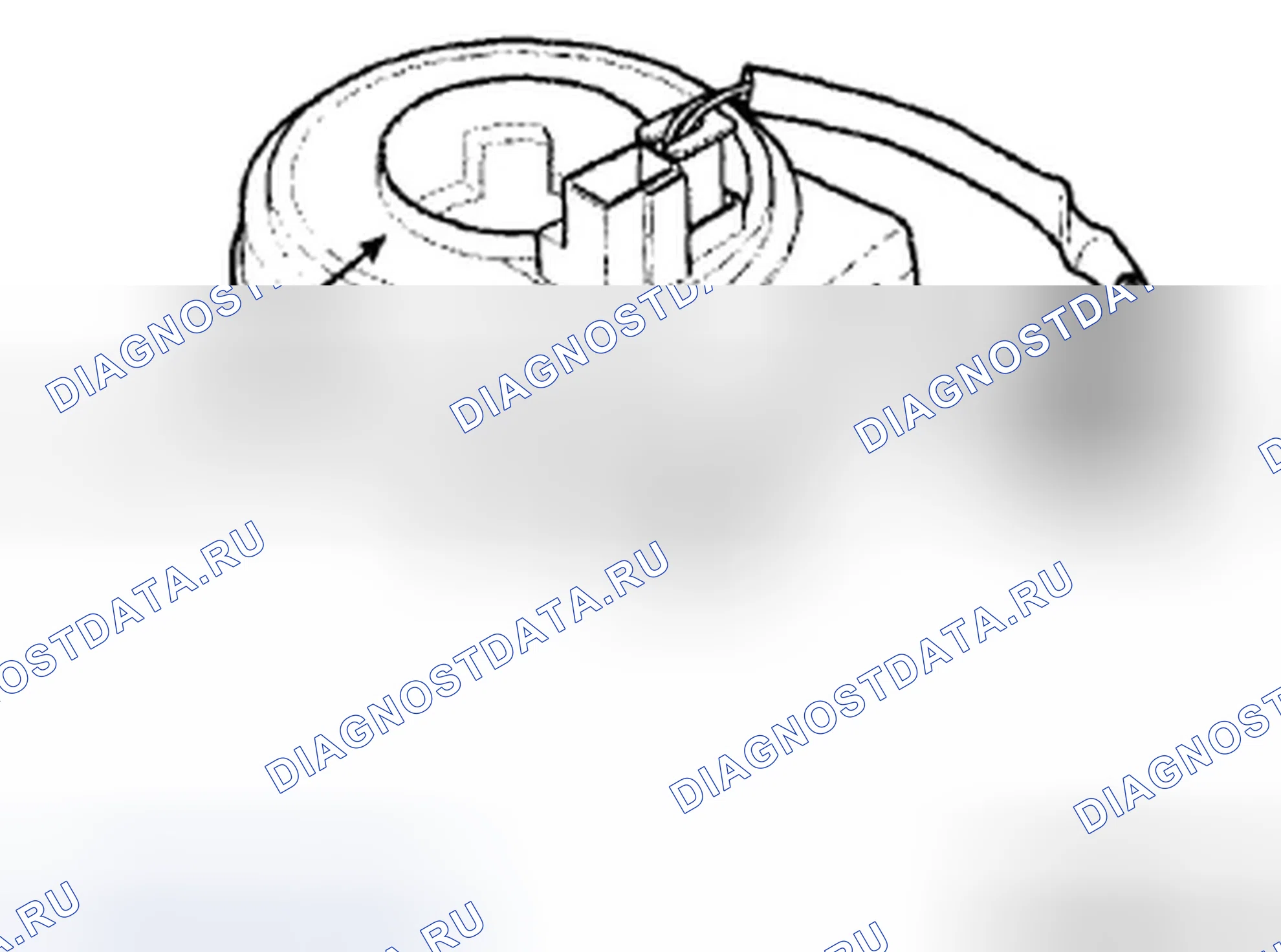 Рис. 42: контактное кольцо руля. Hyundai Genesis I