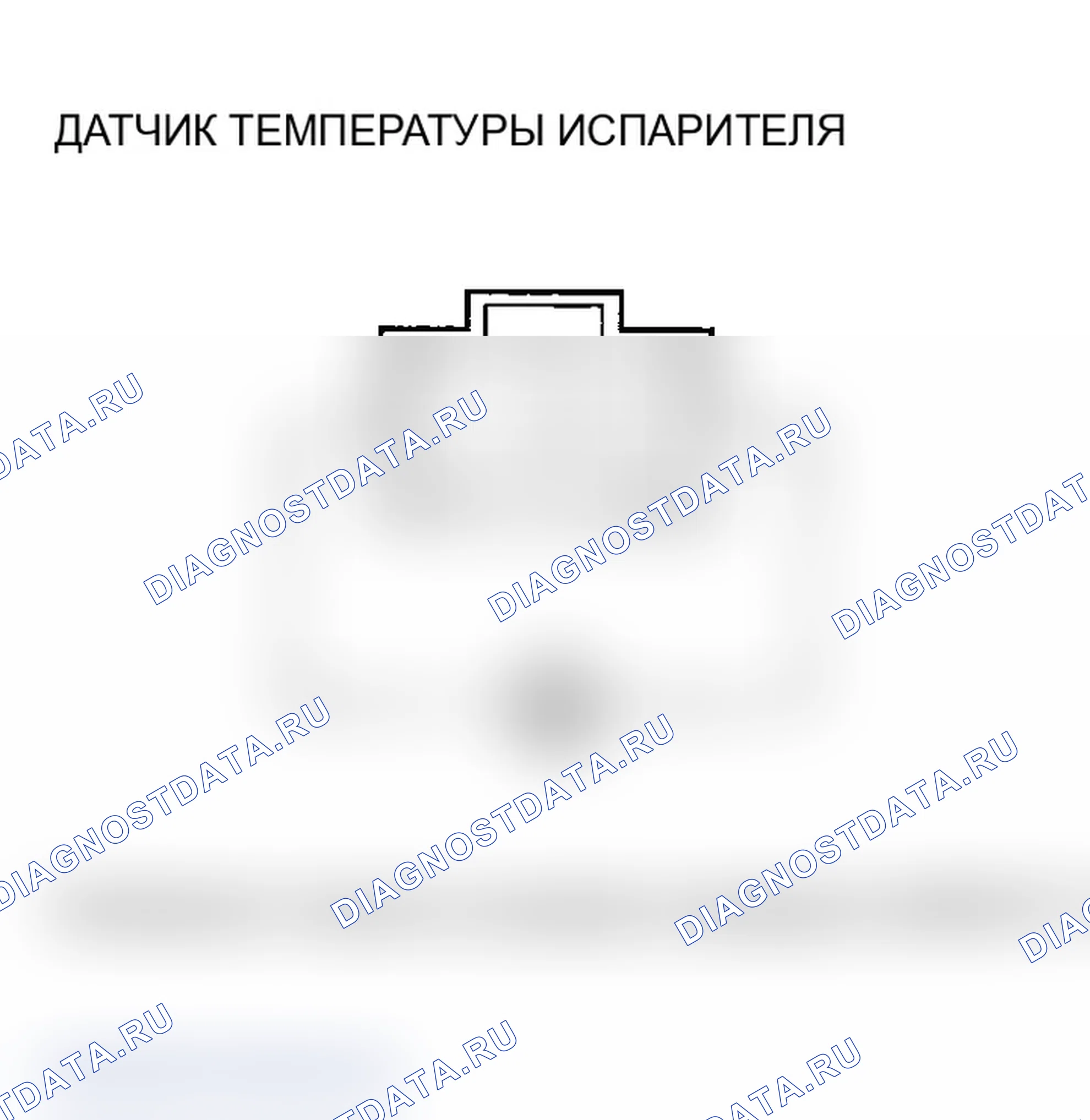 Рис. 117: Испытание датчика температуры испарителя. Acura TL III