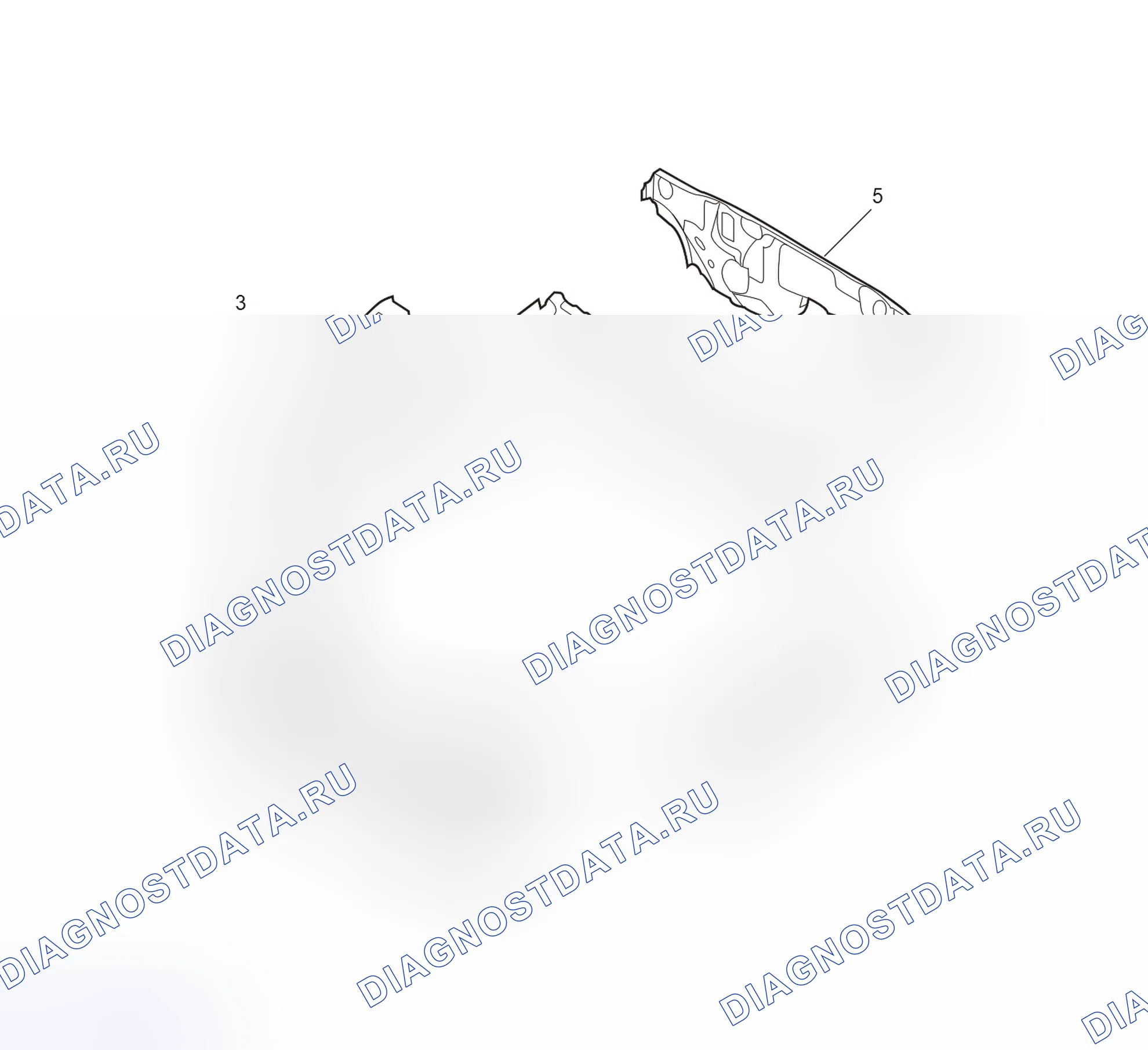 Детали из листового металла перед автомобилем -4K22D4M — Great Wall Wingle-5. Great-Wall Wingle 5 I