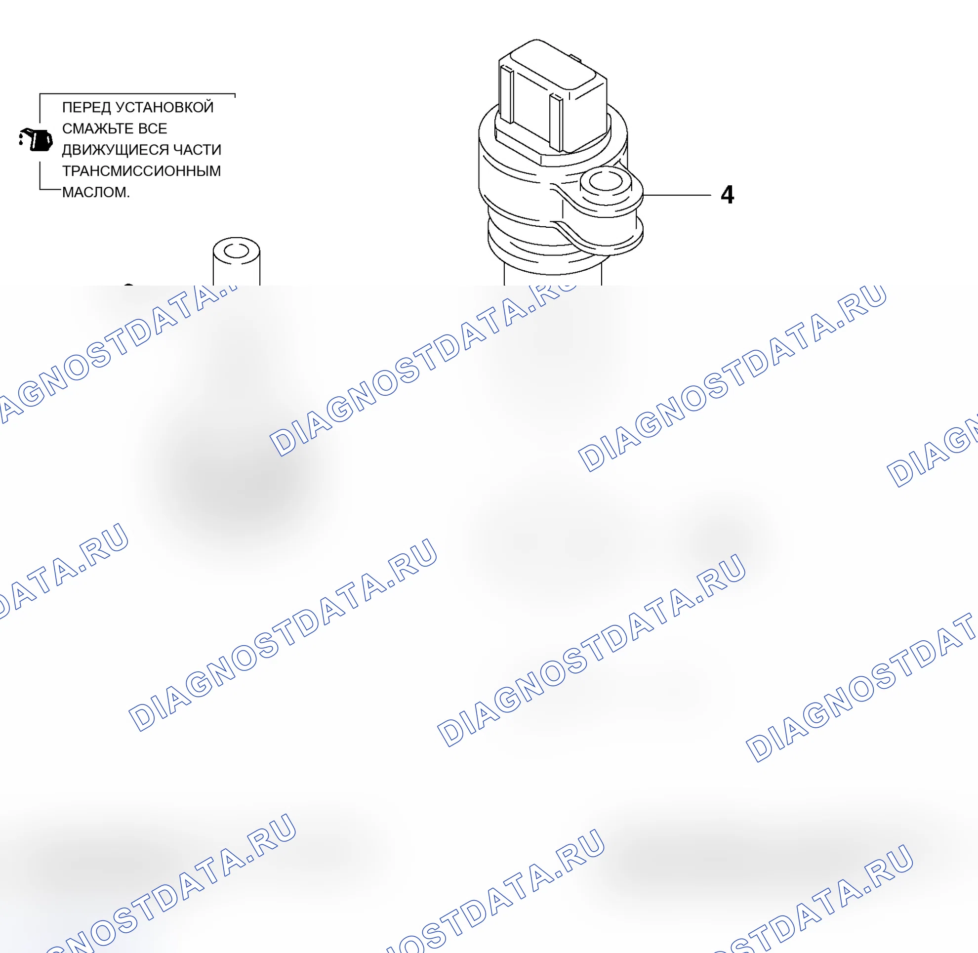 Рис. 587: РАЗБОРКА И СБОРКА. Mitsubishi Lancer Ralliart IX рестайлинг