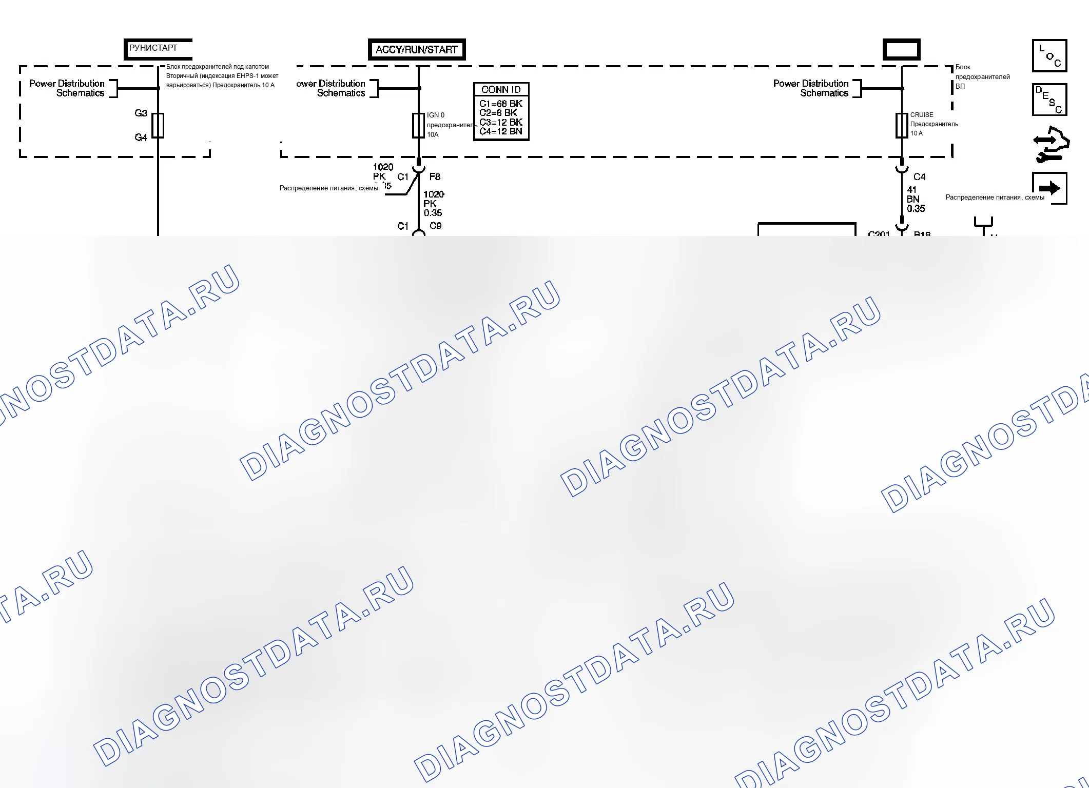 Рис. 1: Схема рулевого управления с усилителем. Chevrolet Silverado Classic 3500 