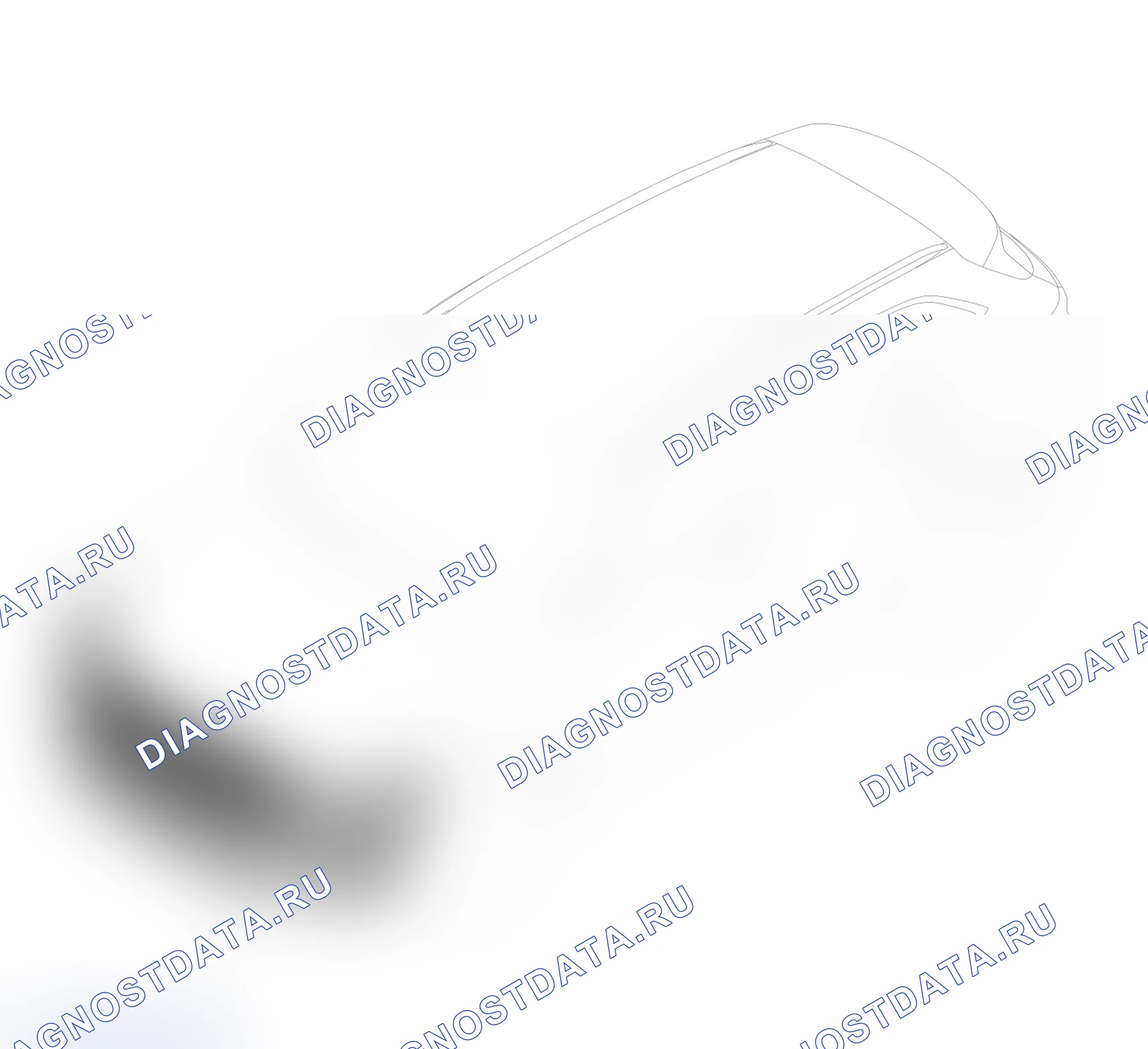 Схема расположения решётки радиатора — Haval H6. Haval H6 III