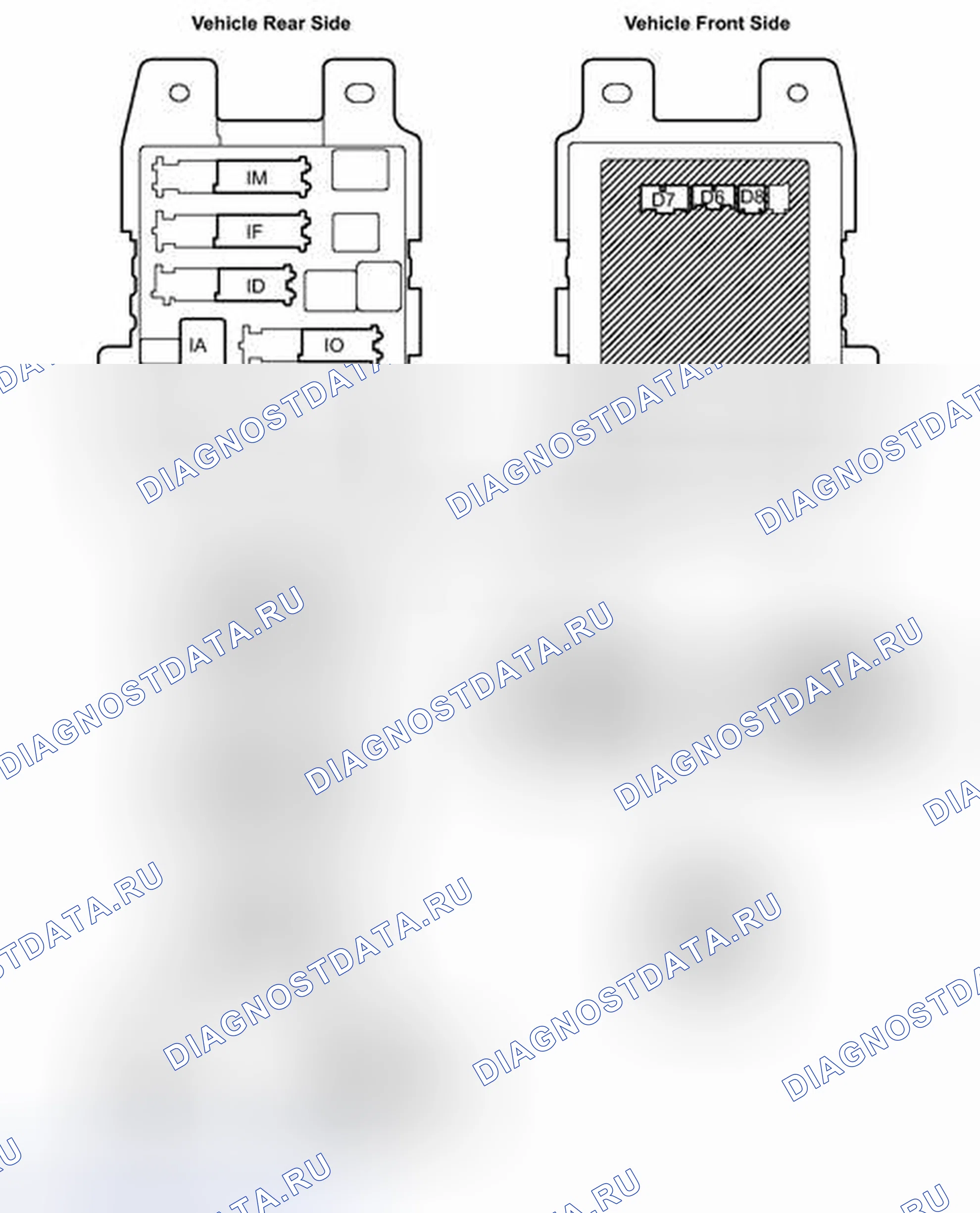 Рис. 137: КЛЕММЫ ЭБУ. Toyota Avalon XX30 рестайлинг 2