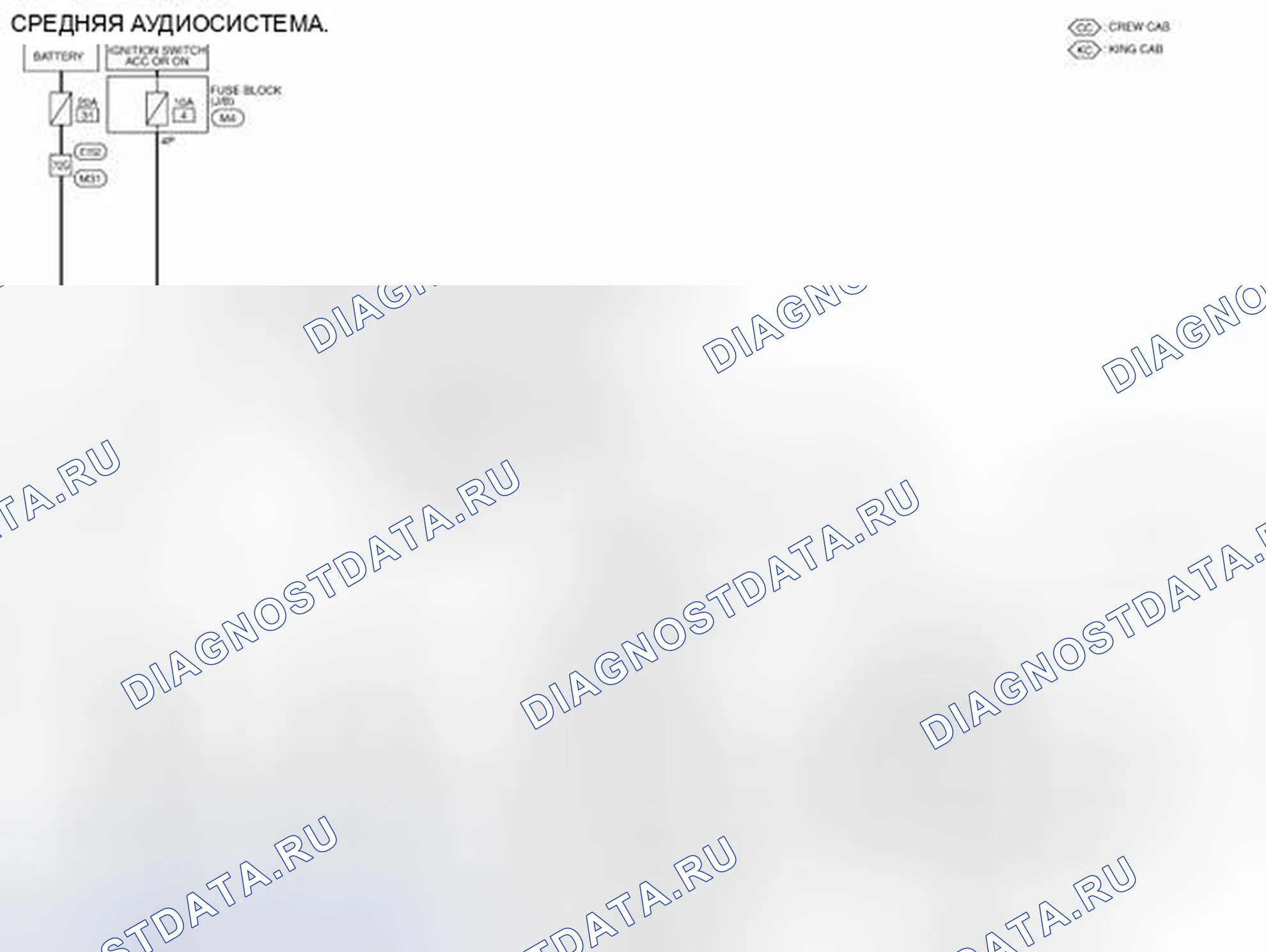 Рис. 127: электросхема. Honda Today I