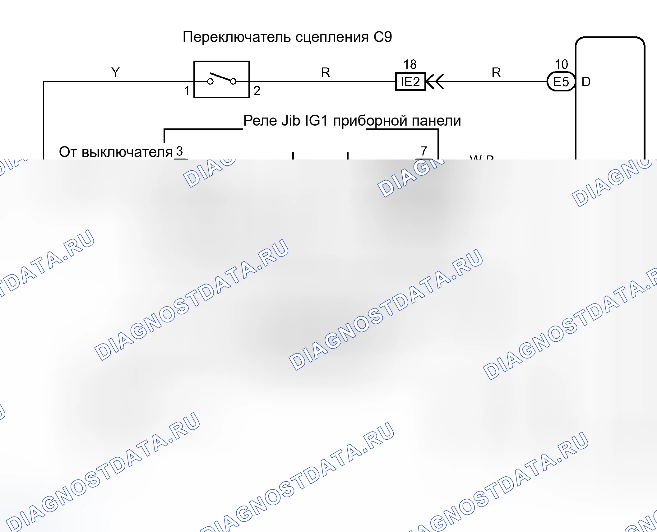 Рис. 38: электросхема. Kia Sorento I