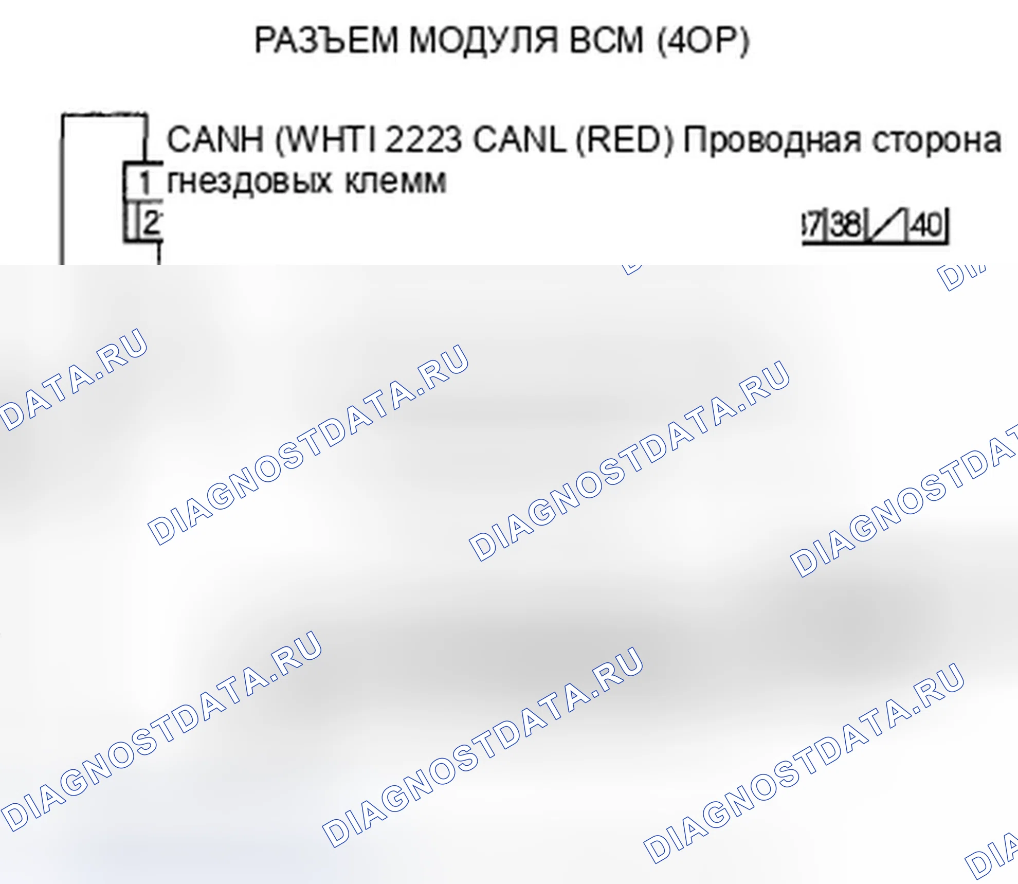 Рис. 301: расшифровка кода ошибки U0110 (101): Неисправность F-CAN (модуль BCM-MCM). Honda Civic VIII рестайлинг