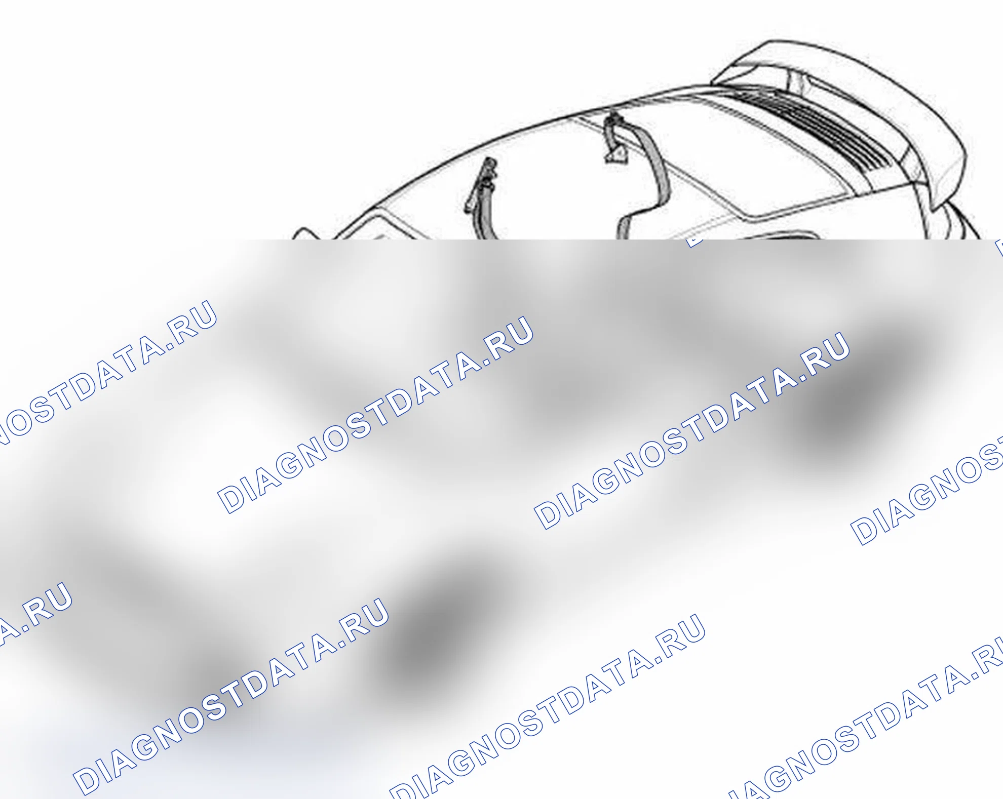 Рис. 55: СНЯТИЕ И УСТАНОВКА ПЕРЕДНЕГО ТРЕХТОЧЕЧНОГО РЕМНЯ. Porsche 911 GT3 996 рестайлинг