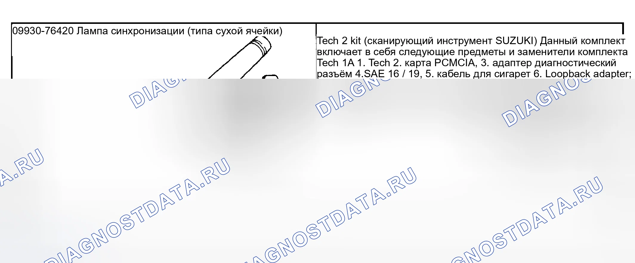 Рис. 11: СПЕЦИАЛЬНЫЙ ИНСТРУМЕНТ. Suzuki Vitara I