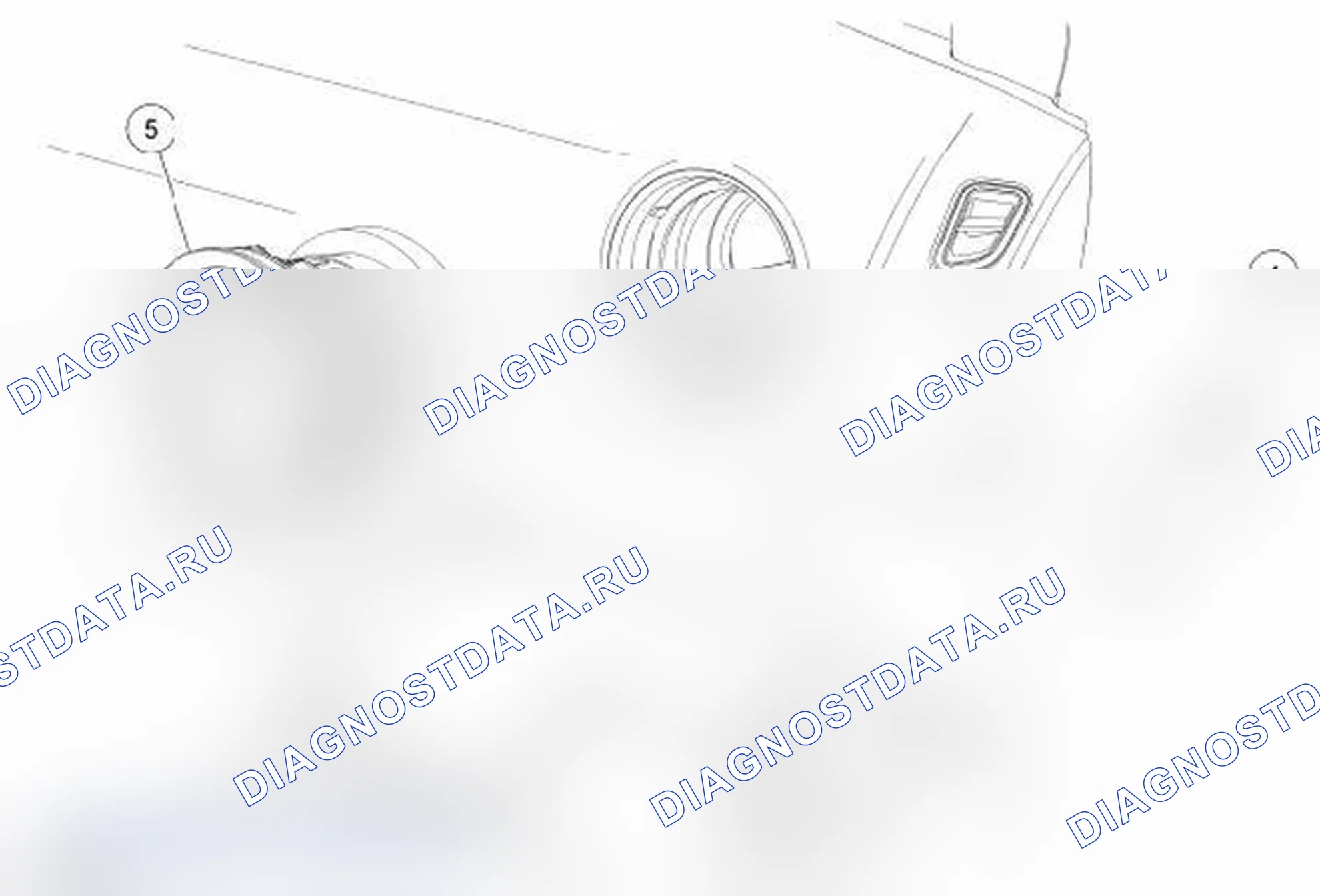 Рис. 130: Правый регистр. Ford Transit Connect I рестайлинг