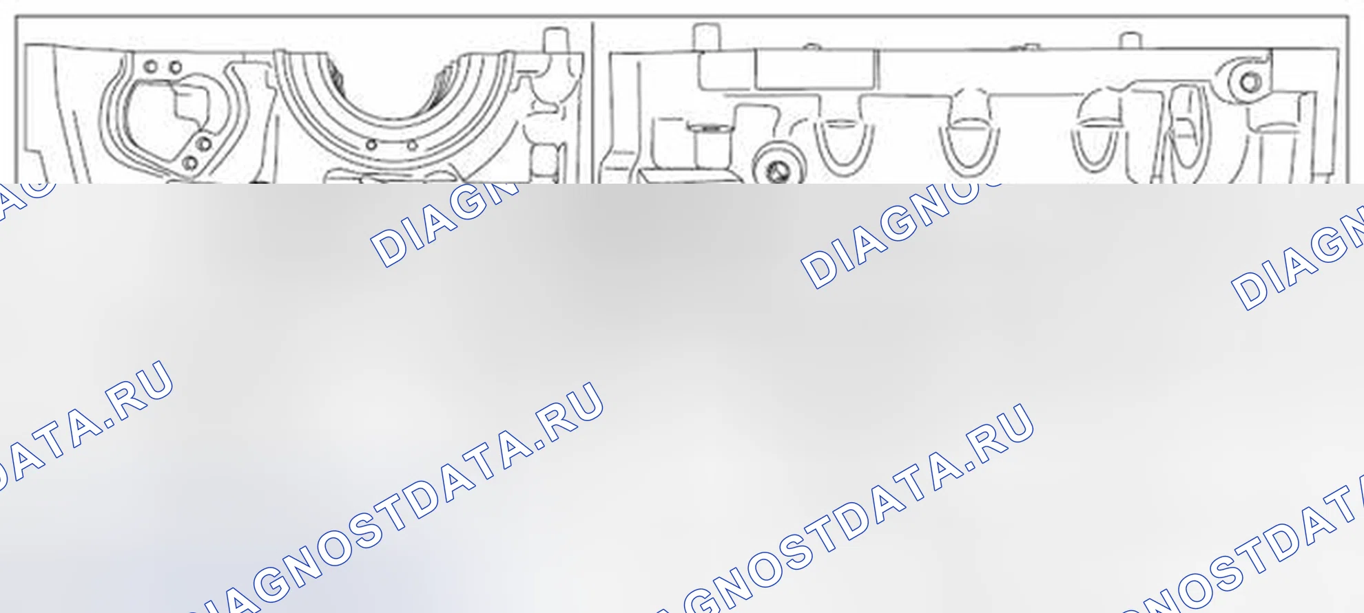 Рис. 438: БЛОК ЦИЛИНДРОВ. Subaru Outback BR рестайлинг