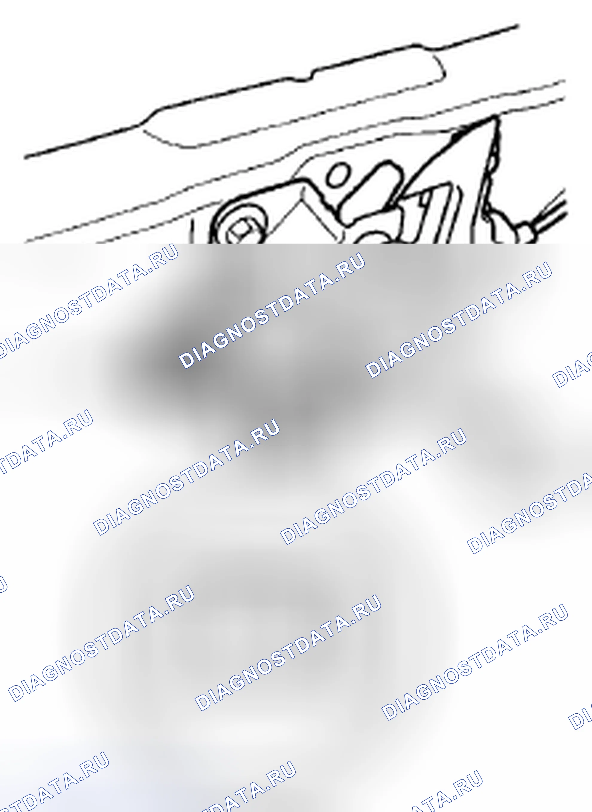 Рис. 40: Испытание выключателя капота. Acura CSX I