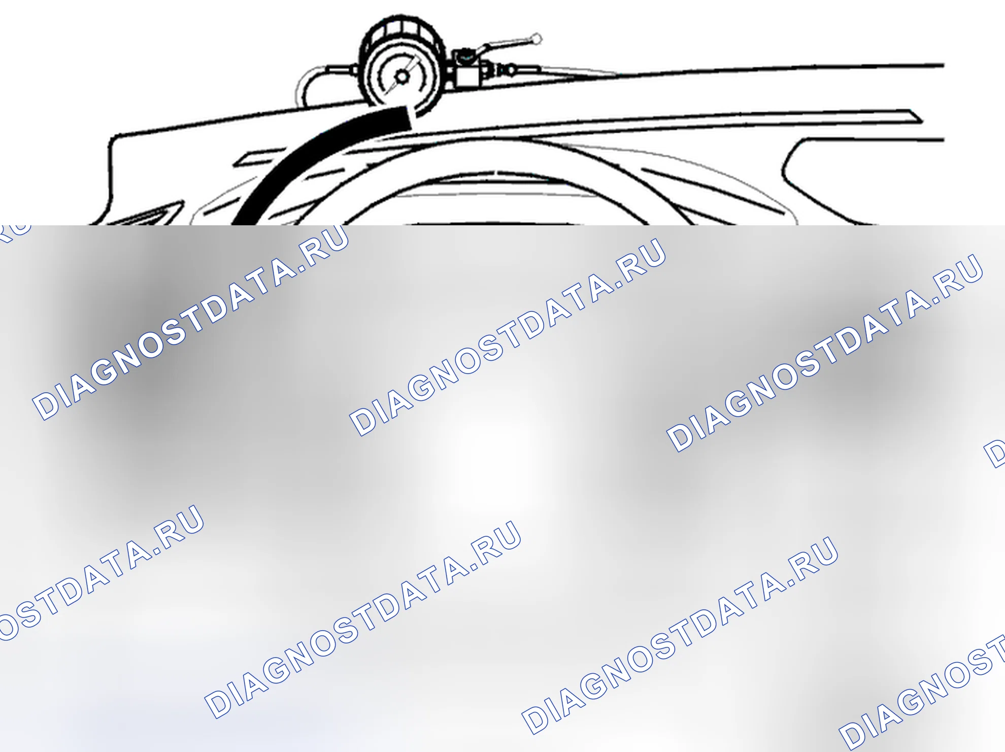 Рис. 143: Проверка давления насоса. Volvo V70 II