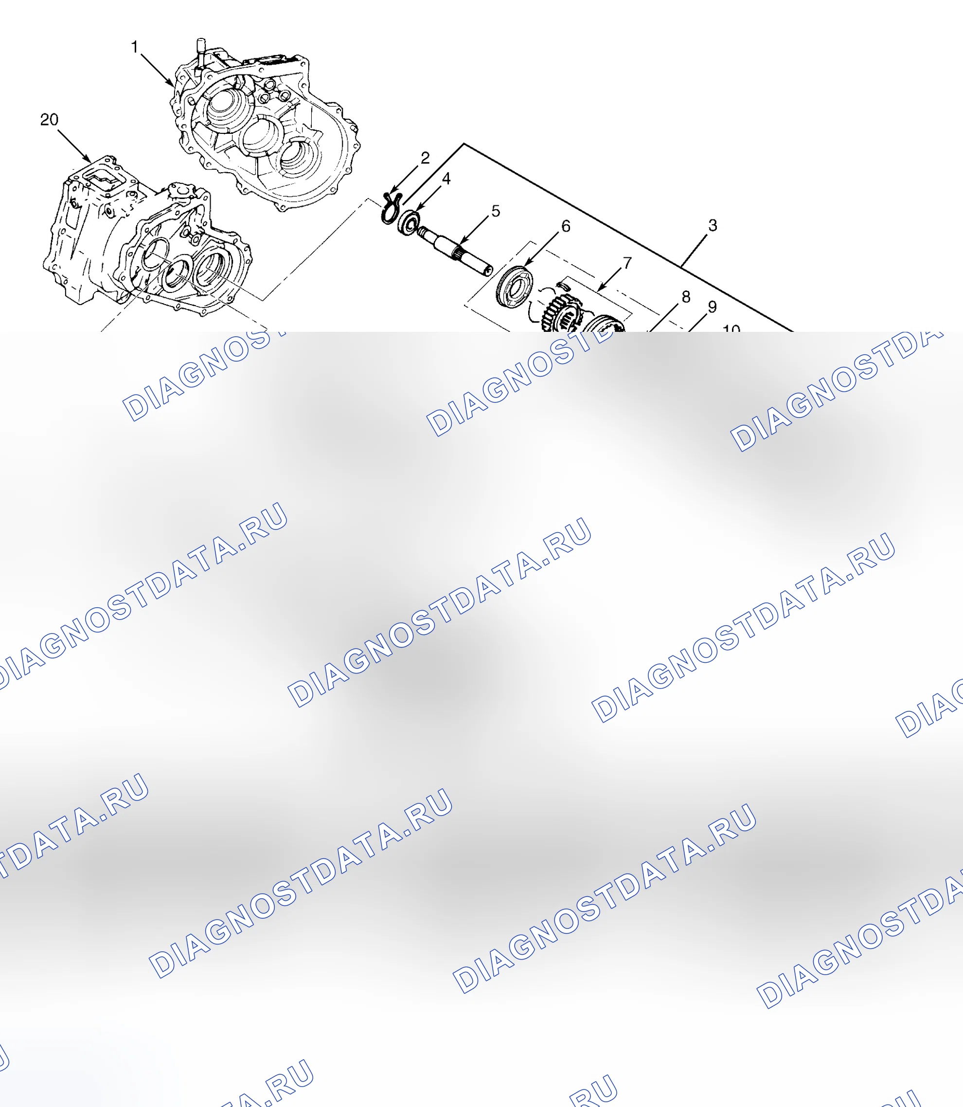 Рис. 25: РАЗДАТОЧНАЯ КОРОБКА. Geely Coolray I