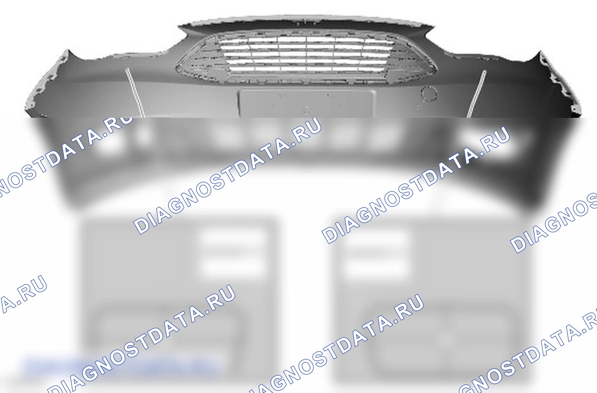 Разборка и сборка кожуха переднего бампера. Ford Grand C-MAX II рестайлинг