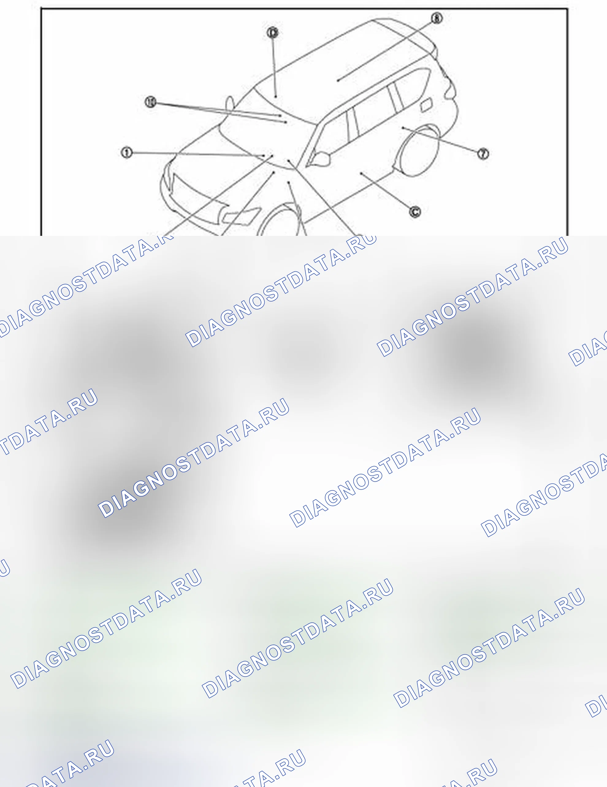 Рис. 20: Расположение компонентов. Infiniti QX56 II