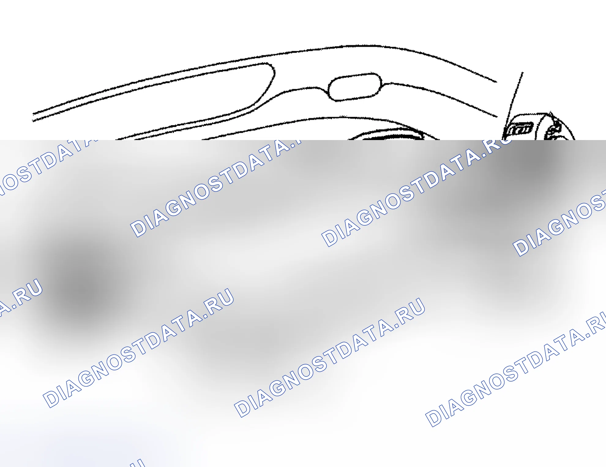 Рис. 306: Снятие защиты от брызг под двигателем. Volvo XC90 I