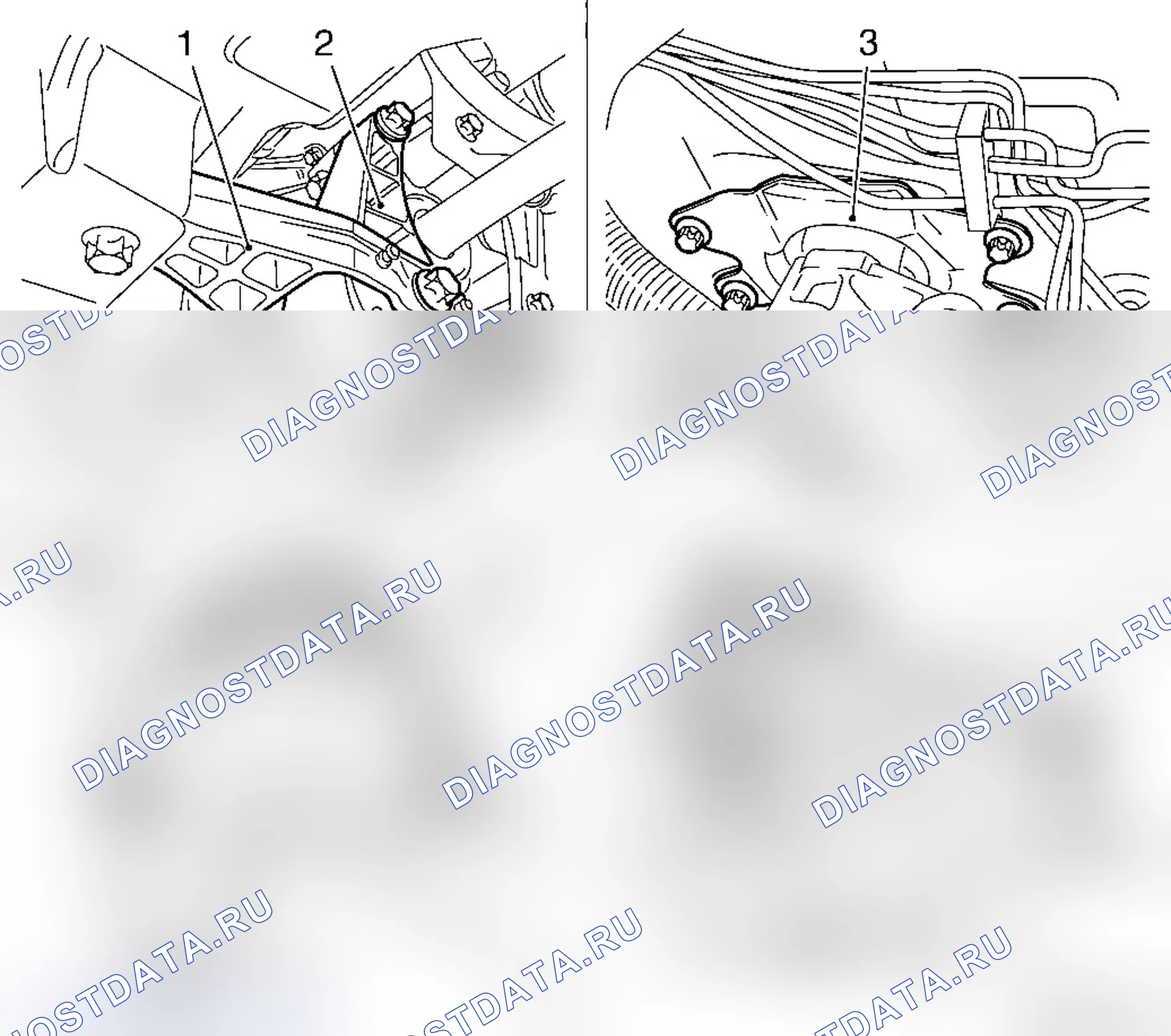 Замена амортизационных блоков двигателя. Opel Zafira B
