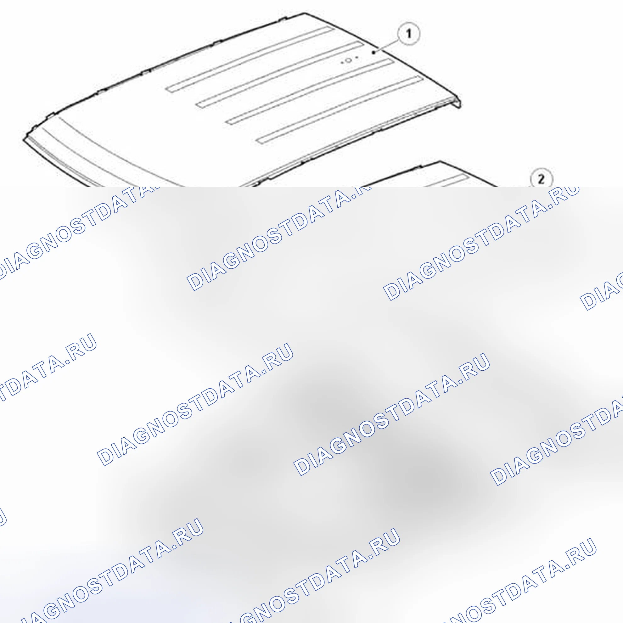 Рис. 92: КРЫША. Land Rover Range Rover Sport L320