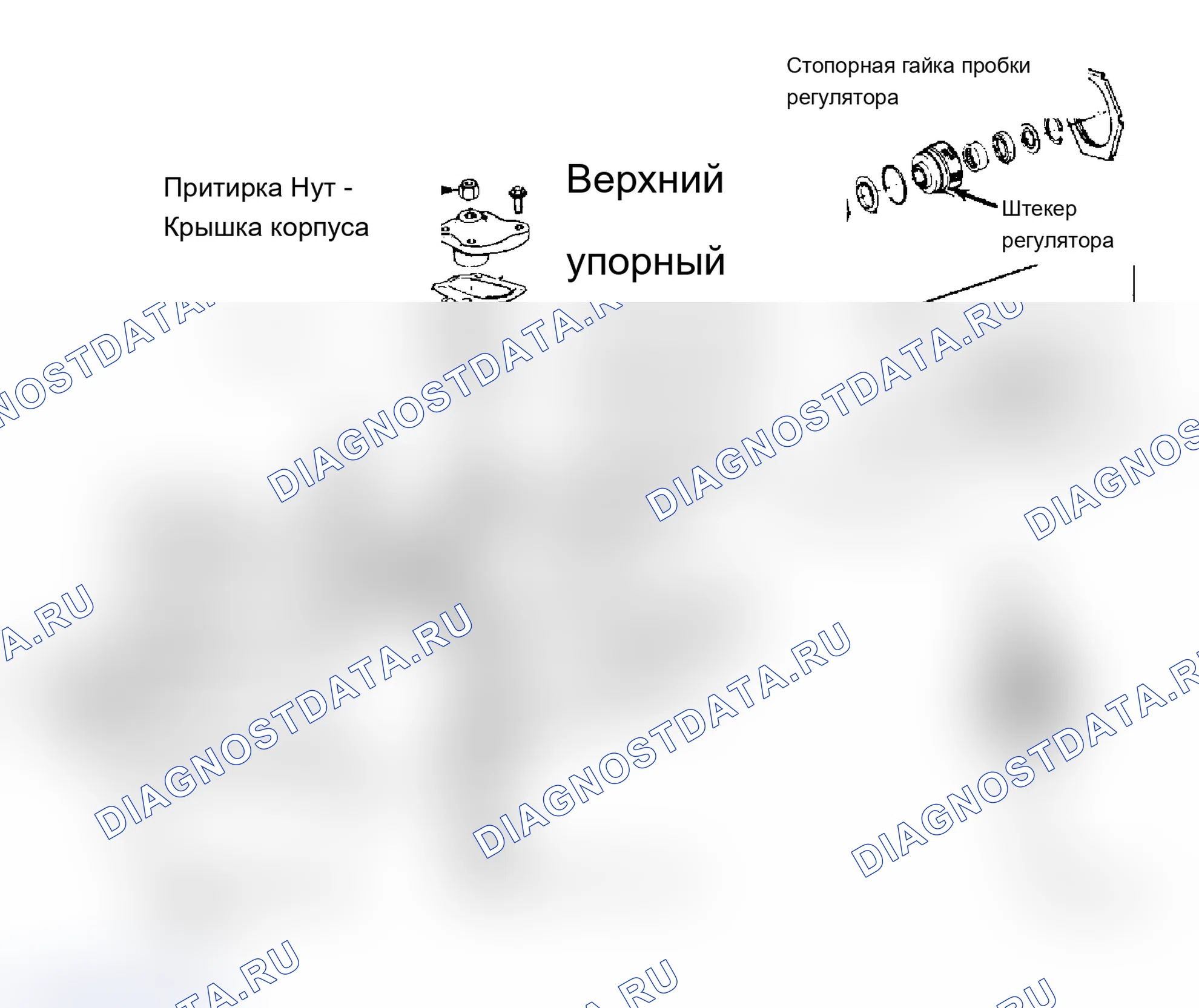 Рис. 4: Покомпонентный вид роторного клапанного усилителя рулевого управления Saginaw. Chevrolet Cab & Chassis C20 