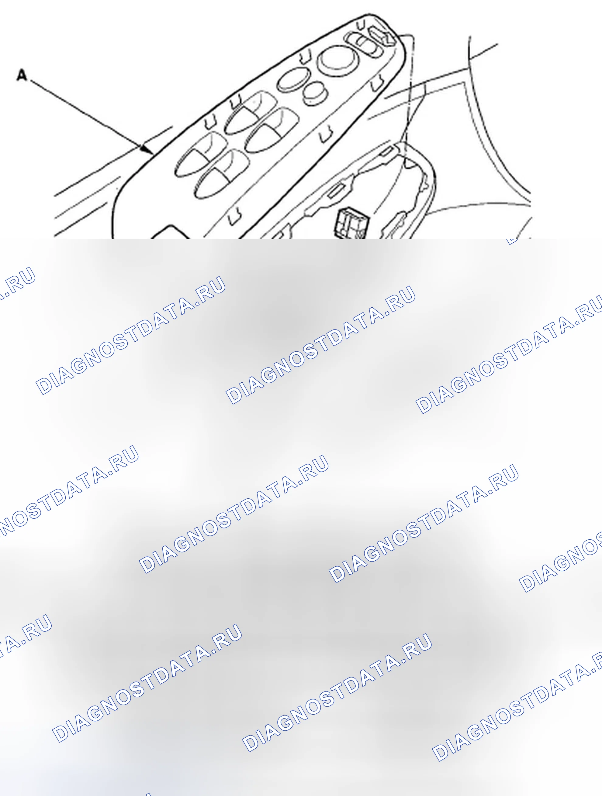 Рис. 94: Входной тест главного переключателя. Honda Civic VIII рестайлинг