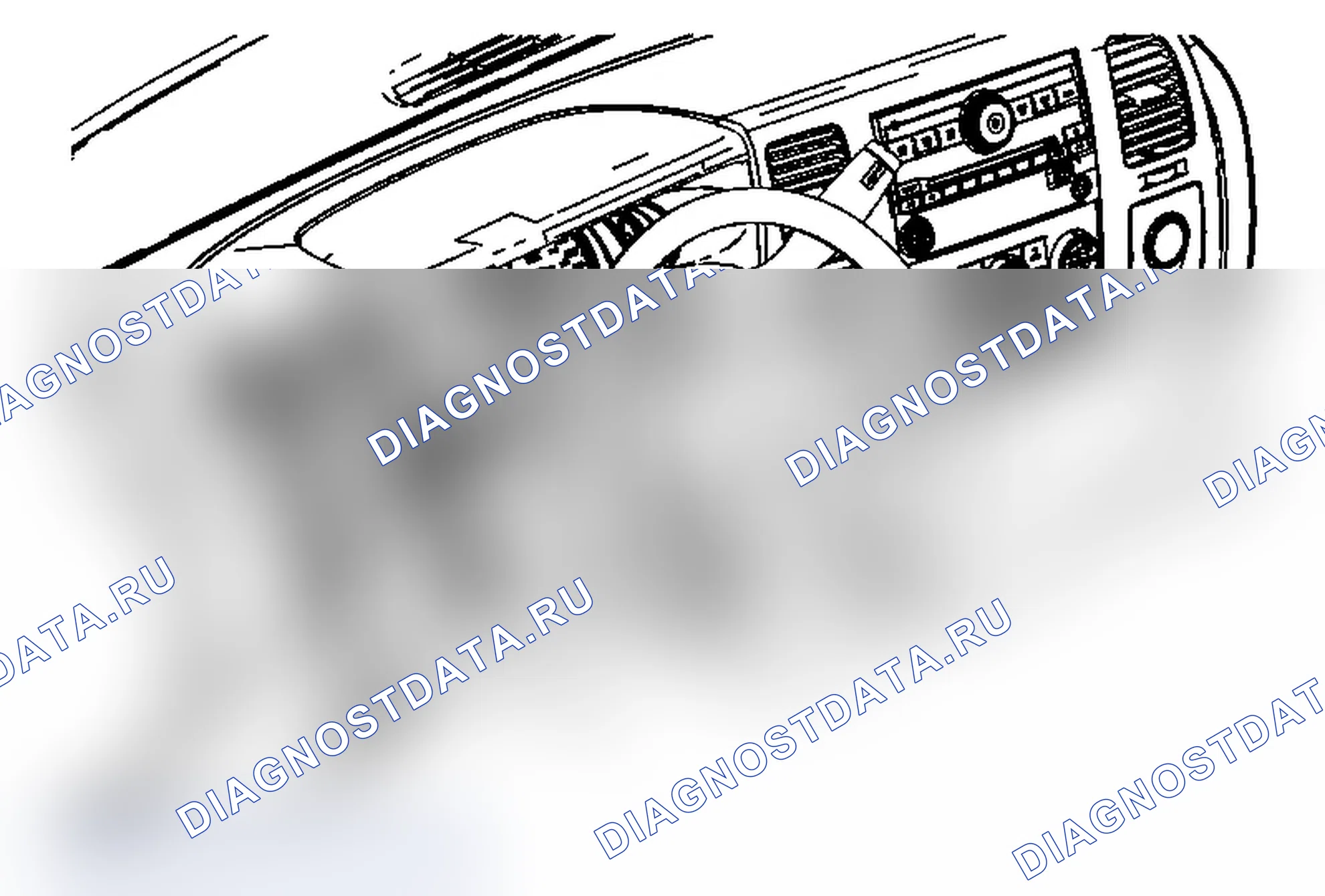 Рис. 9: Замена обрезной пластины приборной панели (без RPO SLT). Chevrolet Silverado 3500 HD 