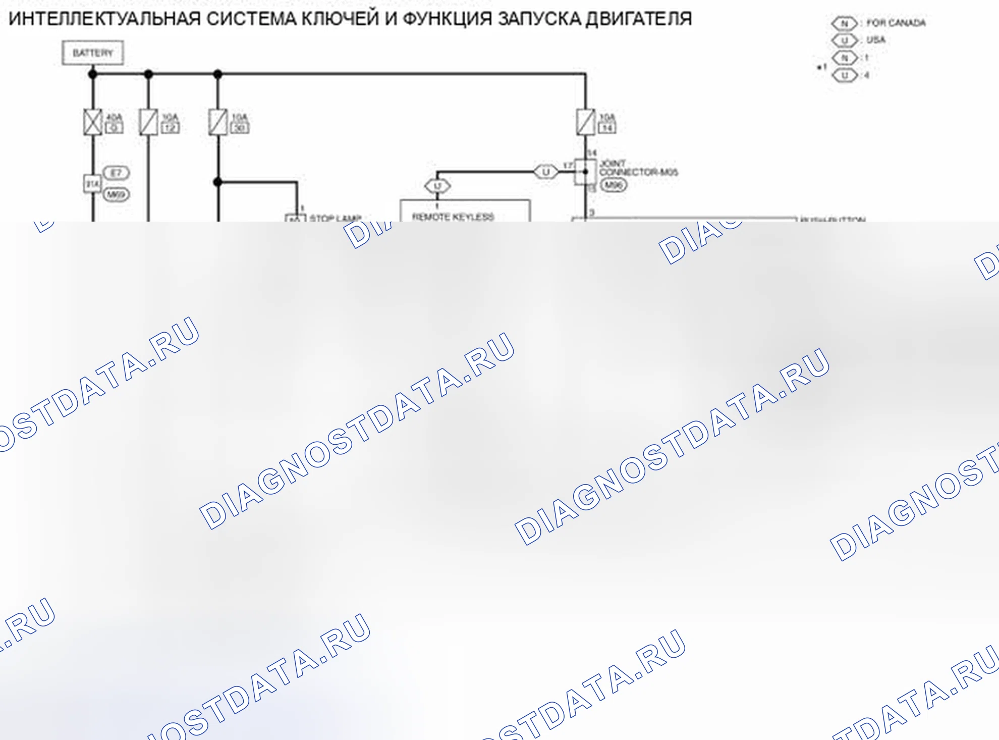 Рис. 304: электросхема. Audi RS6 C8
