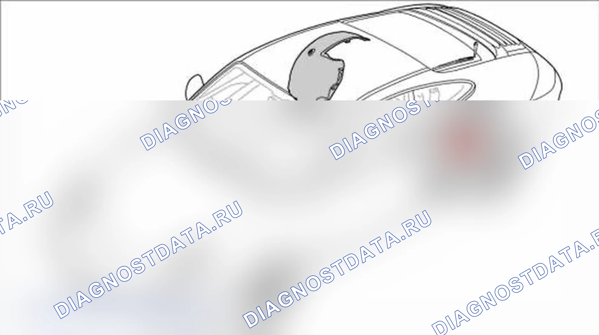 Рис. 1030: Снятие вкладышей корпуса заднего колеса. Porsche 911 GT3 997