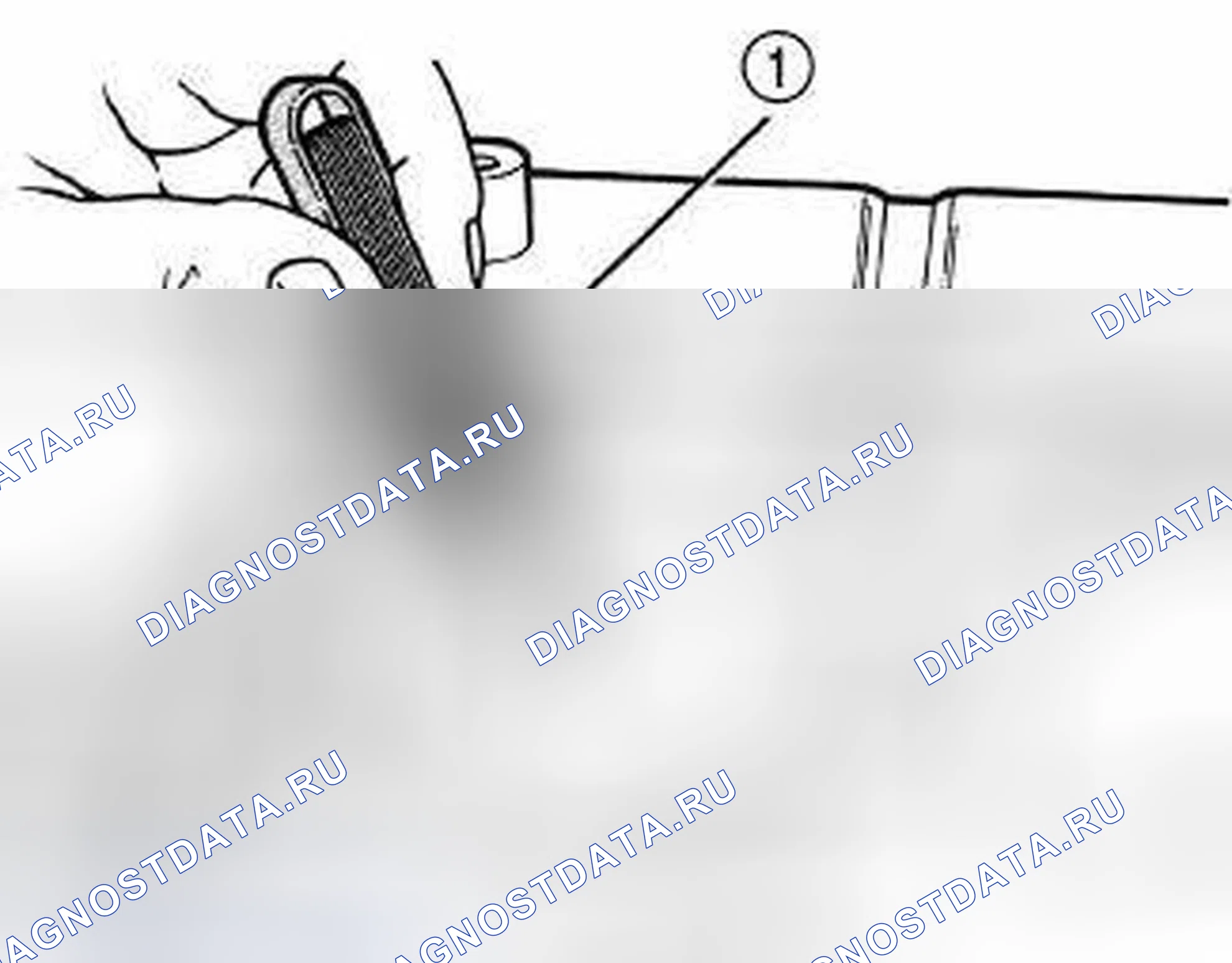 Рис. 451: ФИТИНГ ПОРШНЕВОГО КОЛЬЦА. Dodge Journey I
