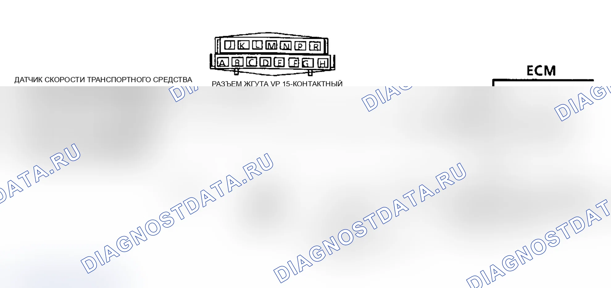 Рис. 186: КОД 24, ДАТЧИК СКОРОСТИ АВТОМОБИЛЯ (ГЕНЕРАТОР PM) - 2,0 Л (VIN M) PFI. Buick Electra Park Avenue Ultra 