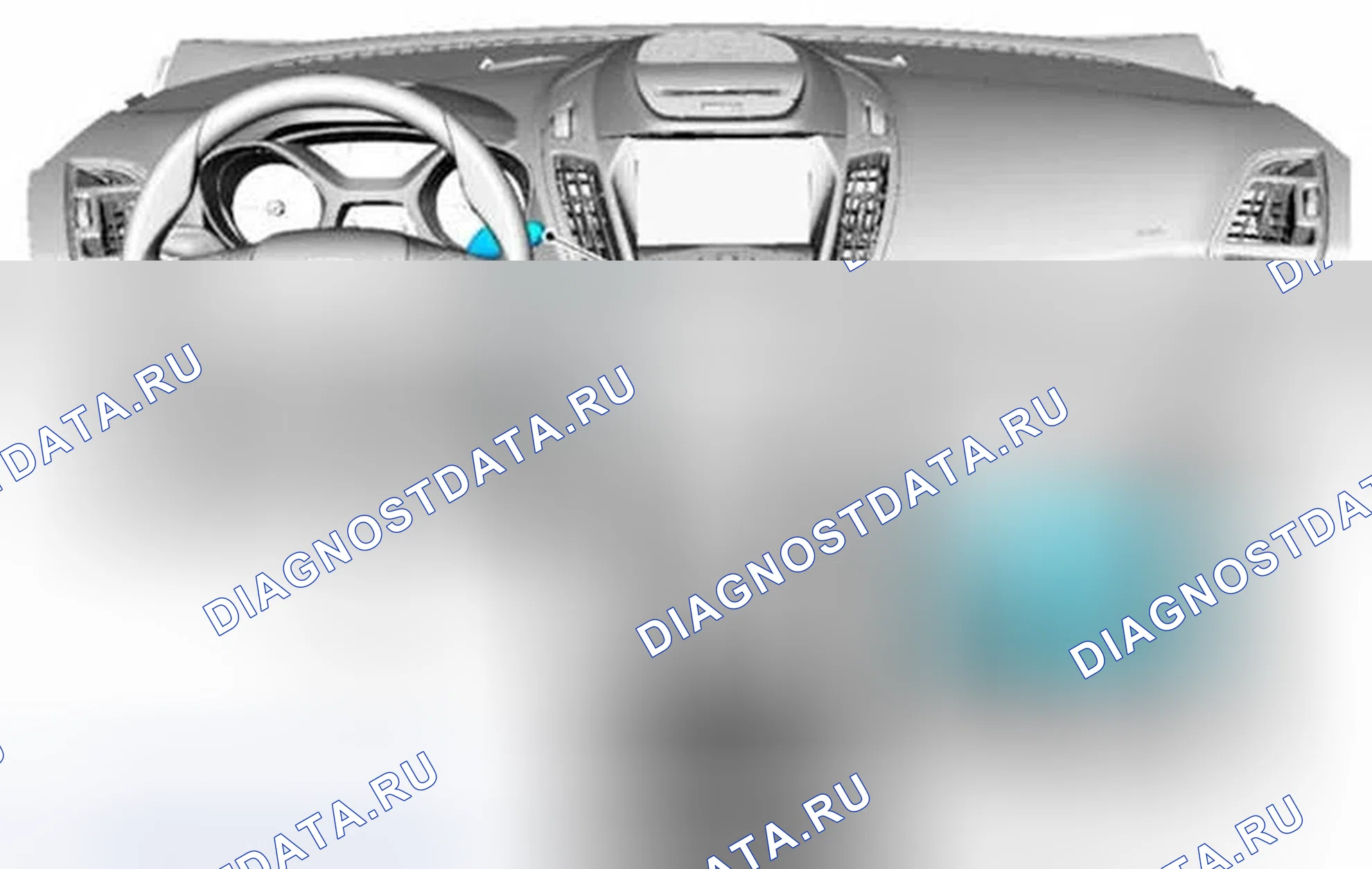 Рис. 47: Установка. Ford Escape III