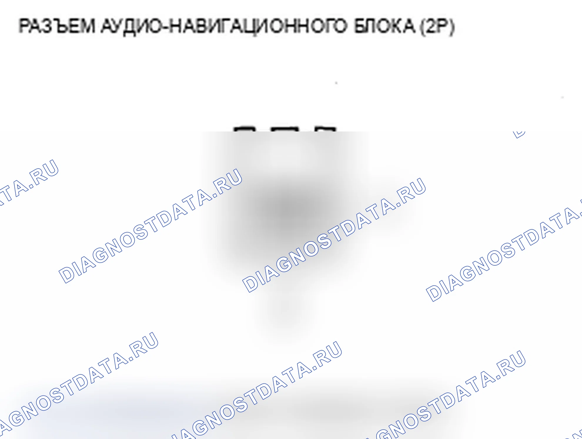 Рис. 372: Входы и выходы аудио-навигационного блока. Acura MDX II рестайлинг
