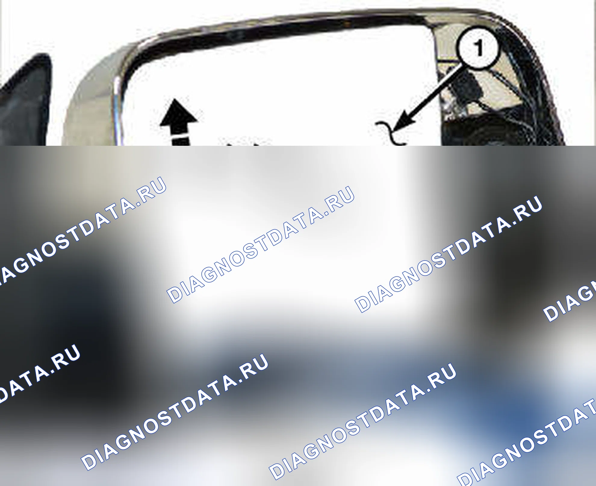 Рис. 109: СКЛАДНОЕ ЗЕРКАЛЬНОЕ СТЕКЛО. RAM 1500 IV