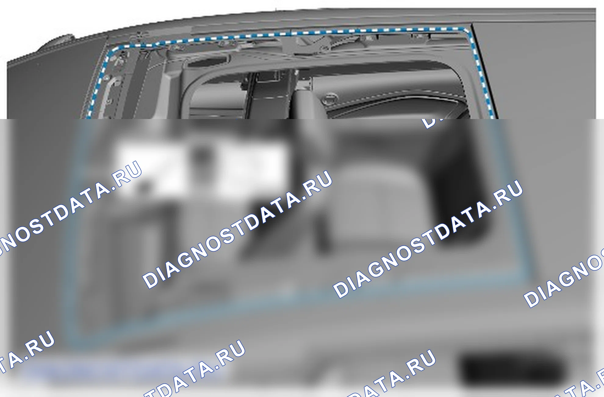 Как снять и установить панорамную панель крыши. Ford Grand C-MAX II