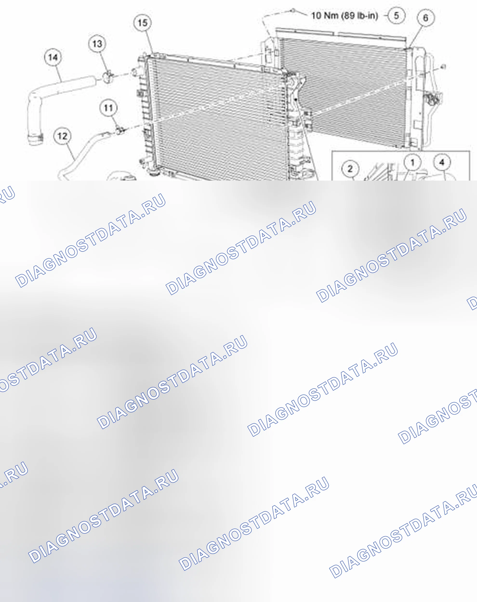 Рис. 29: Радиатор. Hyundai Matrix I рестайлинг