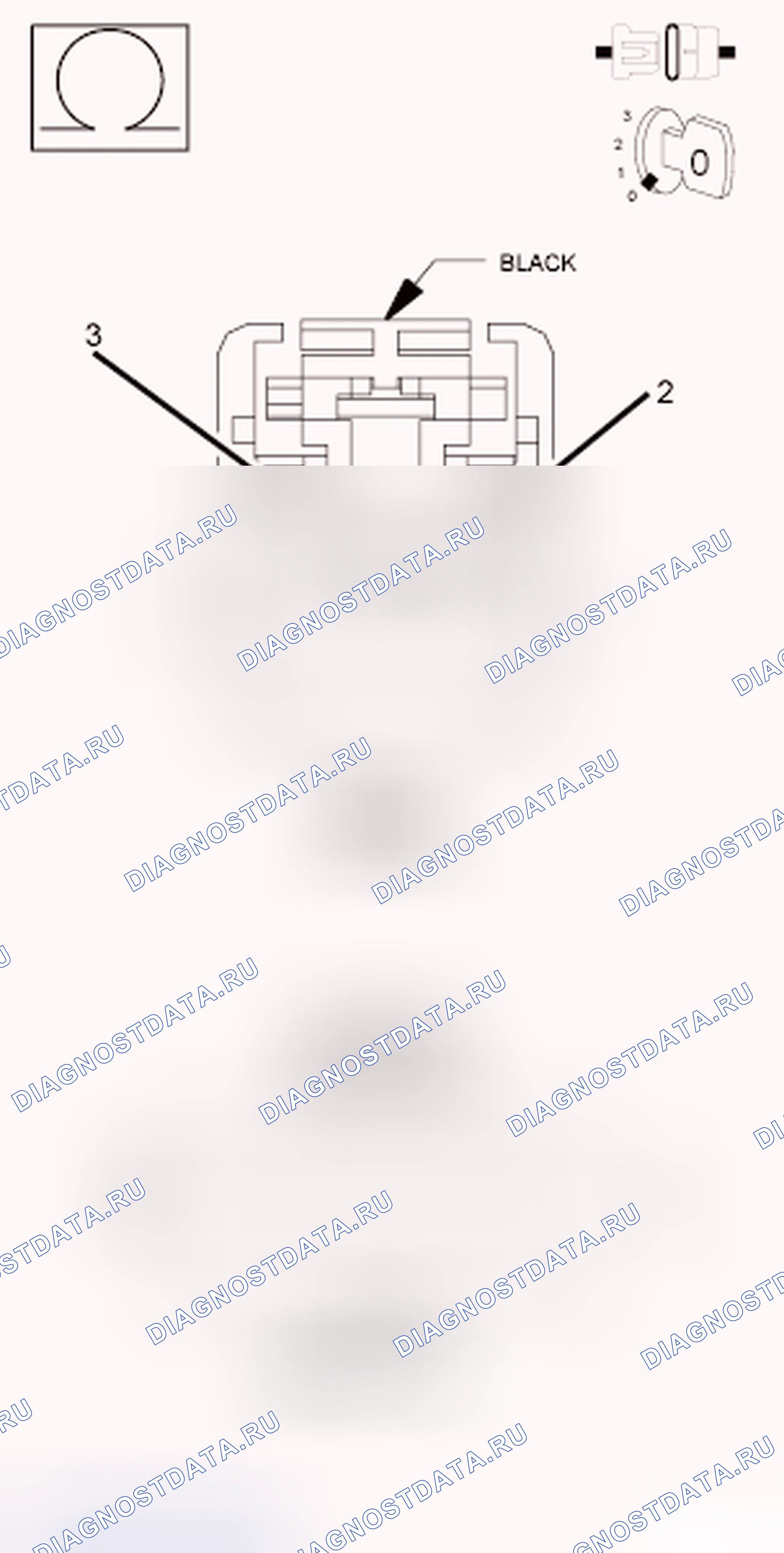 Рис. 449: ДИАГНОСТИЧЕСКИЙ ТЕСТ. Dodge Grand Caravan V