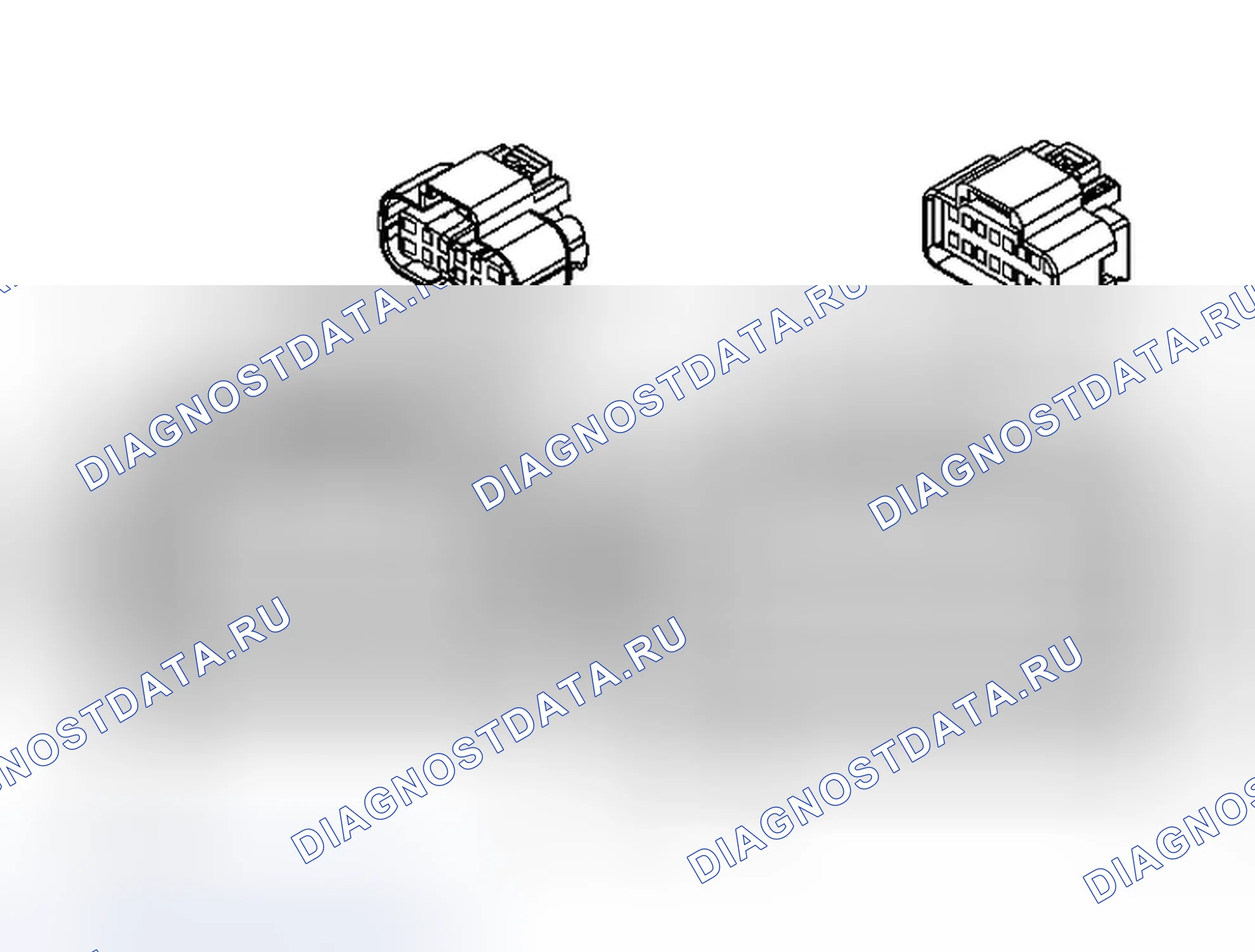 Рис. 29: X323 Левый средний оконный жгут к страховочной привязи (V4u). Cadillac DTS I