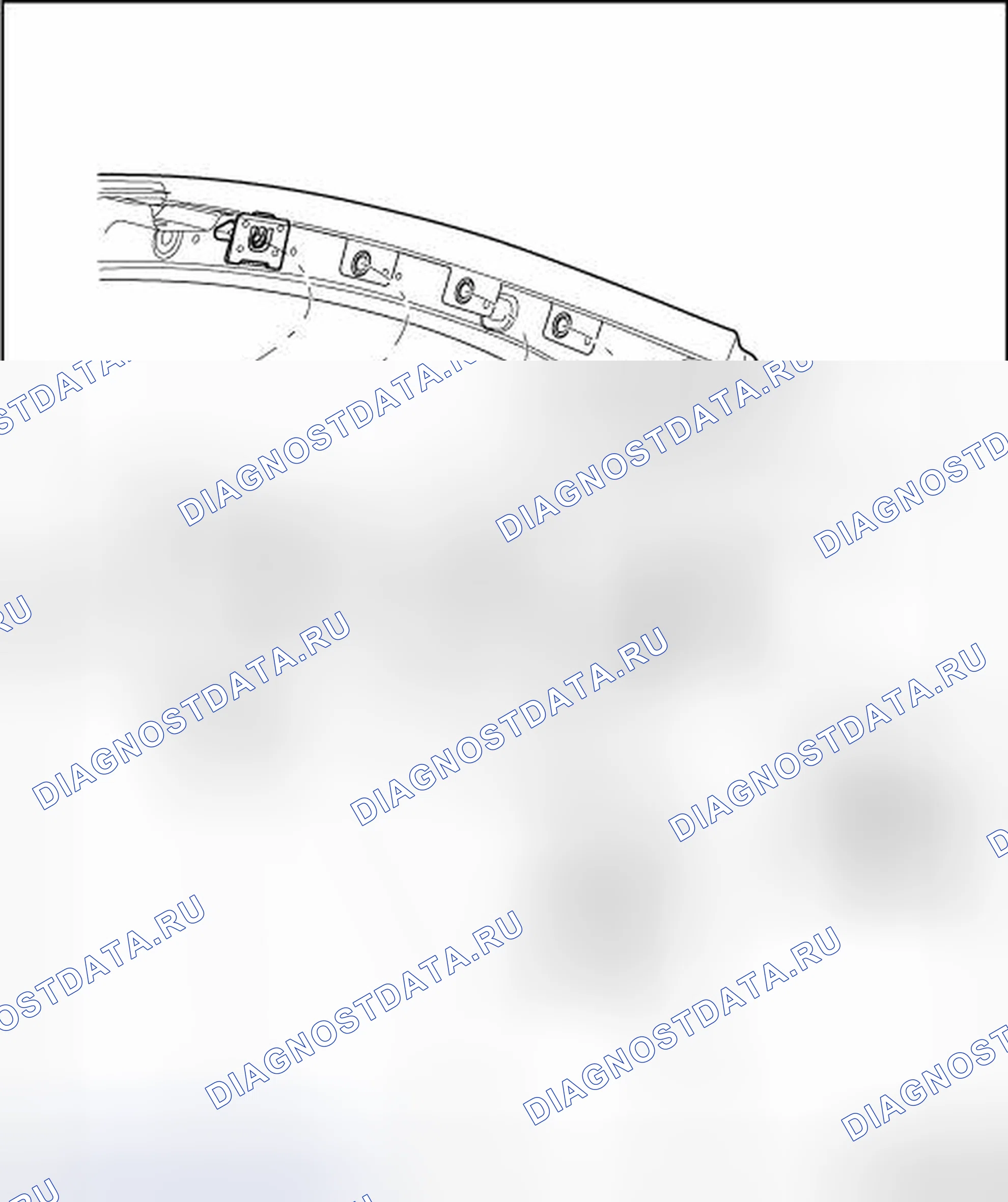 Рис. 55: облицовка ВЕРХНЕЙ СТОЙКИ A. Volkswagen Golf Mk7