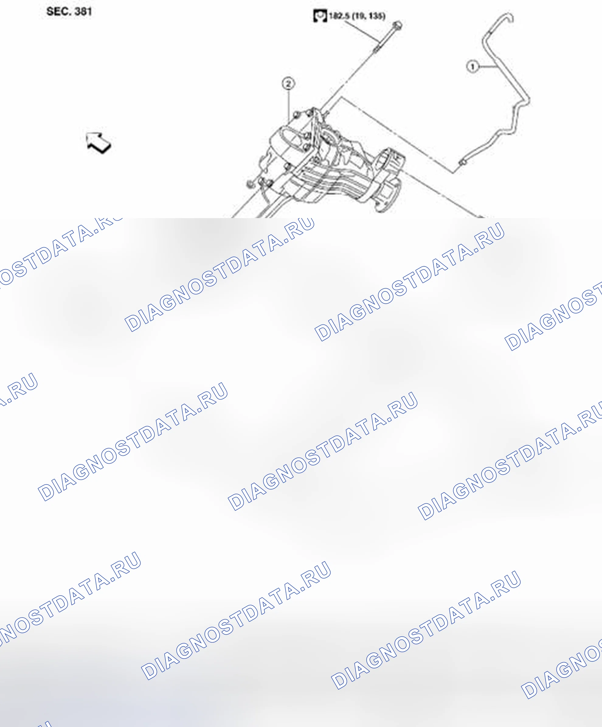 Рис. 78: Передний конечный привод в сборе: демонтаж и монтаж. Suzuki Equator I
