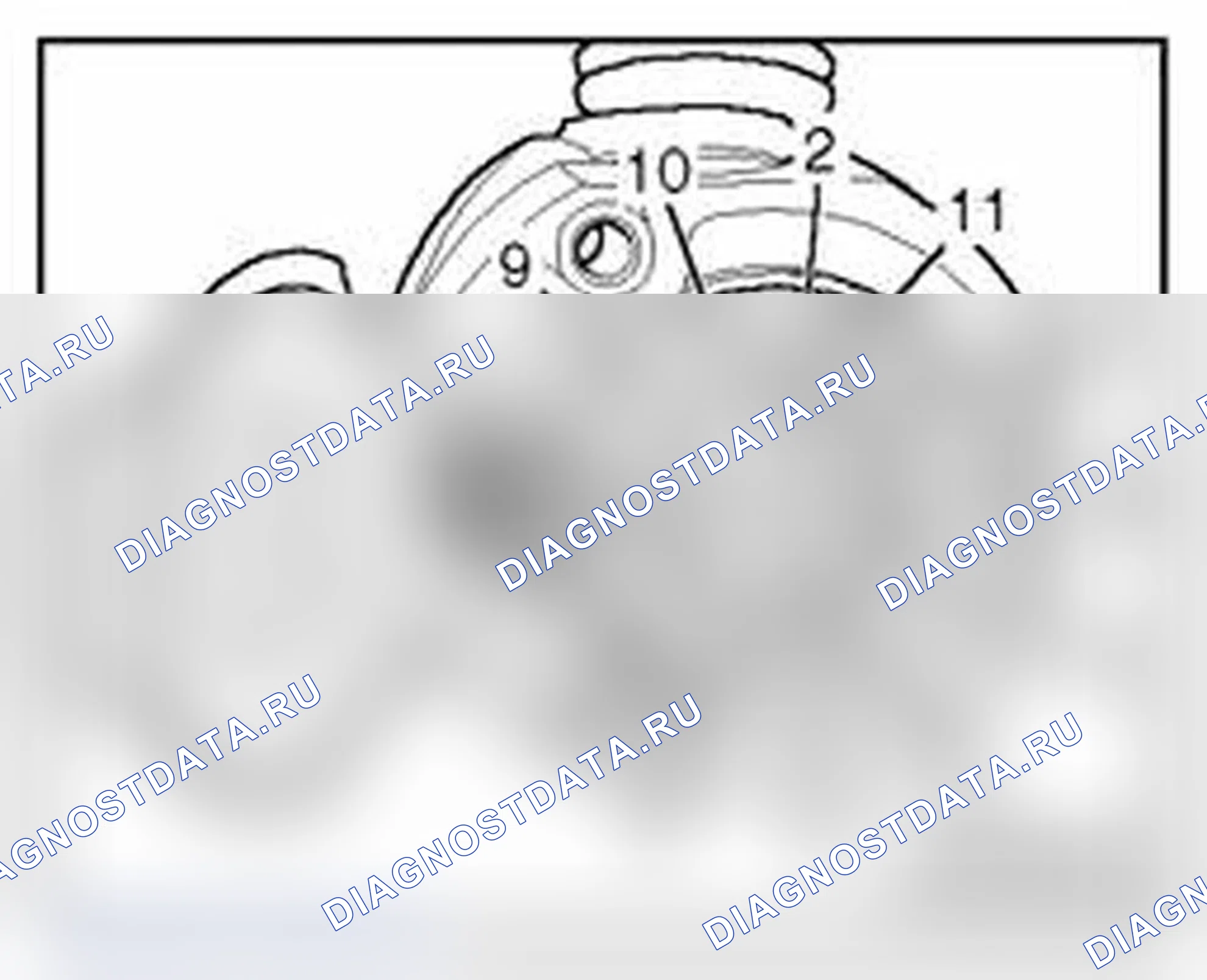 Рис. 460: Гнездо проводки прицепа, назначение многоштырьковых разъемов. Audi S4 B8