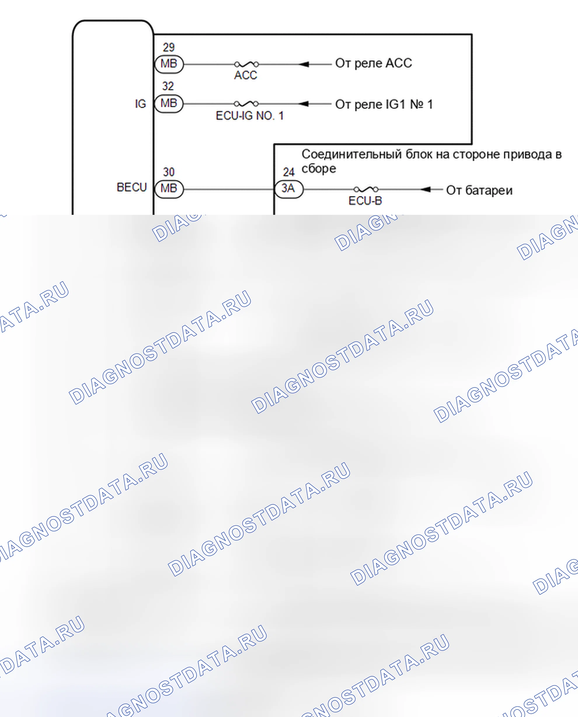 Рис. 33: СХЕМА СИСТЕМЫ [08 / 2013 -]. Toyota Corolla XI