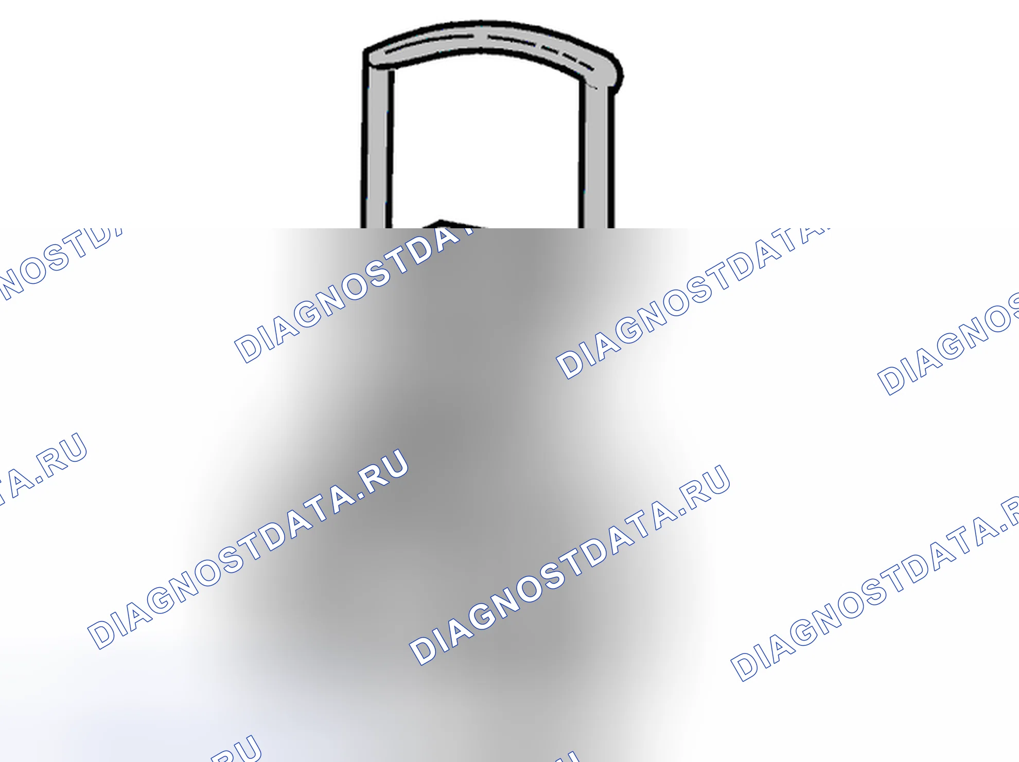 Рис. 72: Транспортный замок, деталь № 9156562-2. Volvo C70 I