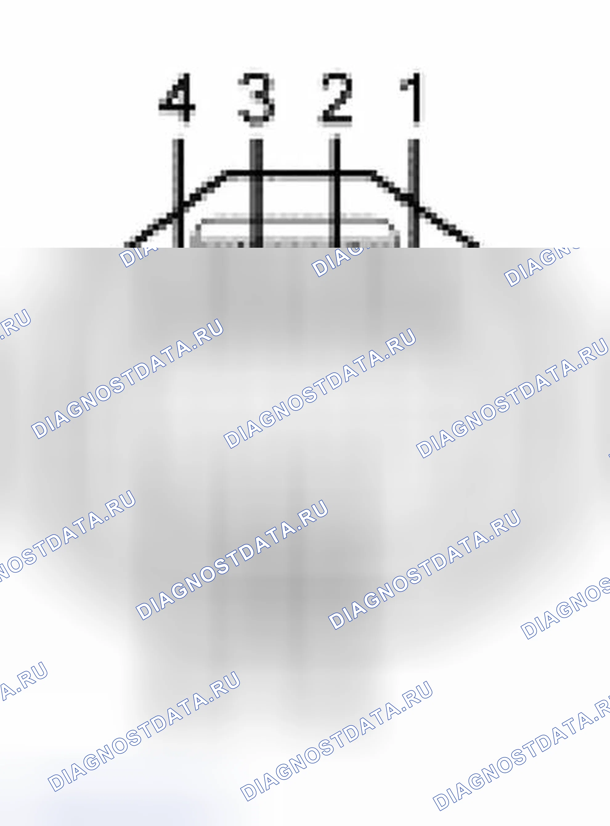 Рис. 56: Двигатель переднего окна Lh C524. Hyundai ix25 II