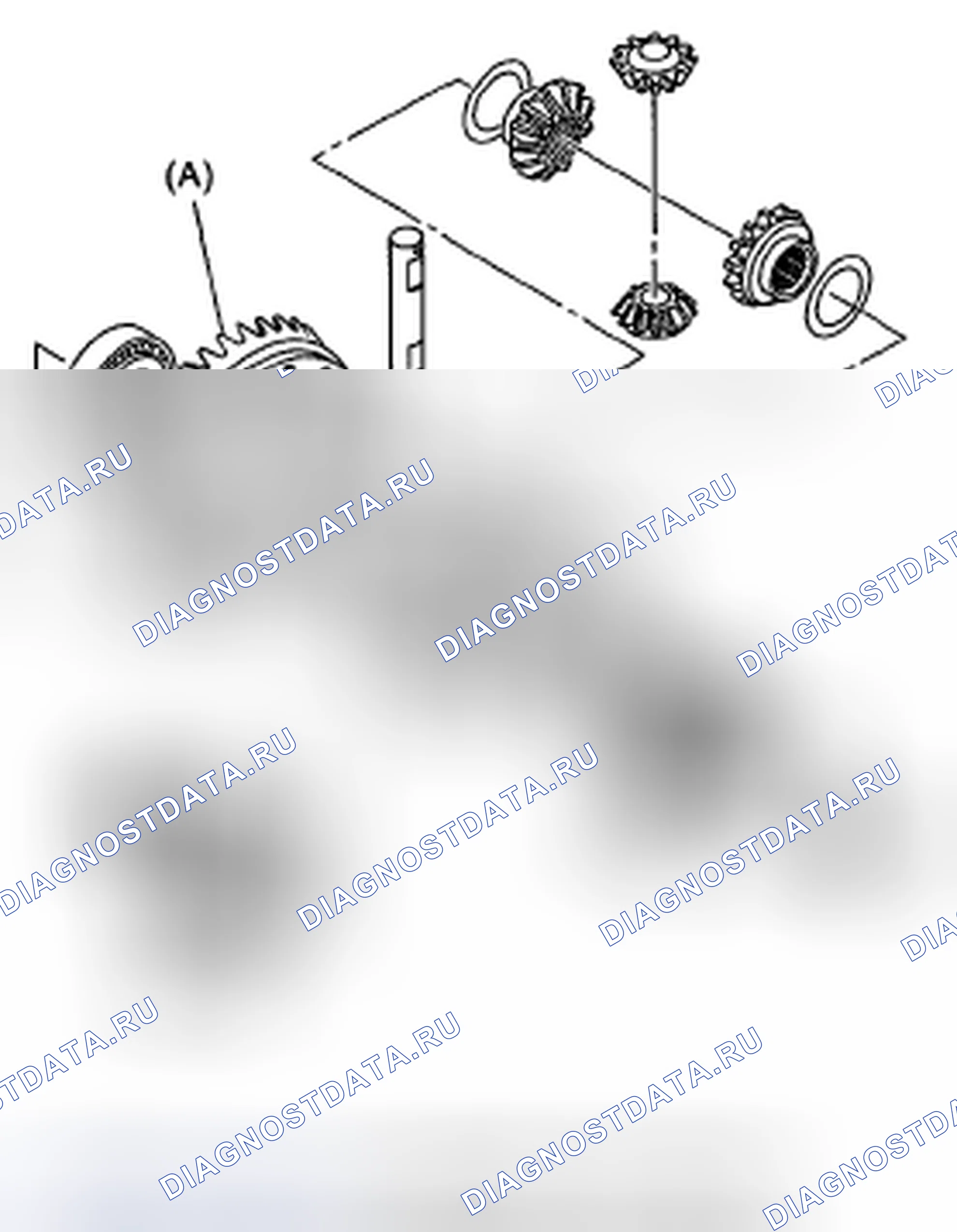 Рис. 141: ДИФФЕРЕНЦИАЛЬНЫЙ КАРТЕР В СБОРЕ. Subaru Impreza WRX GH