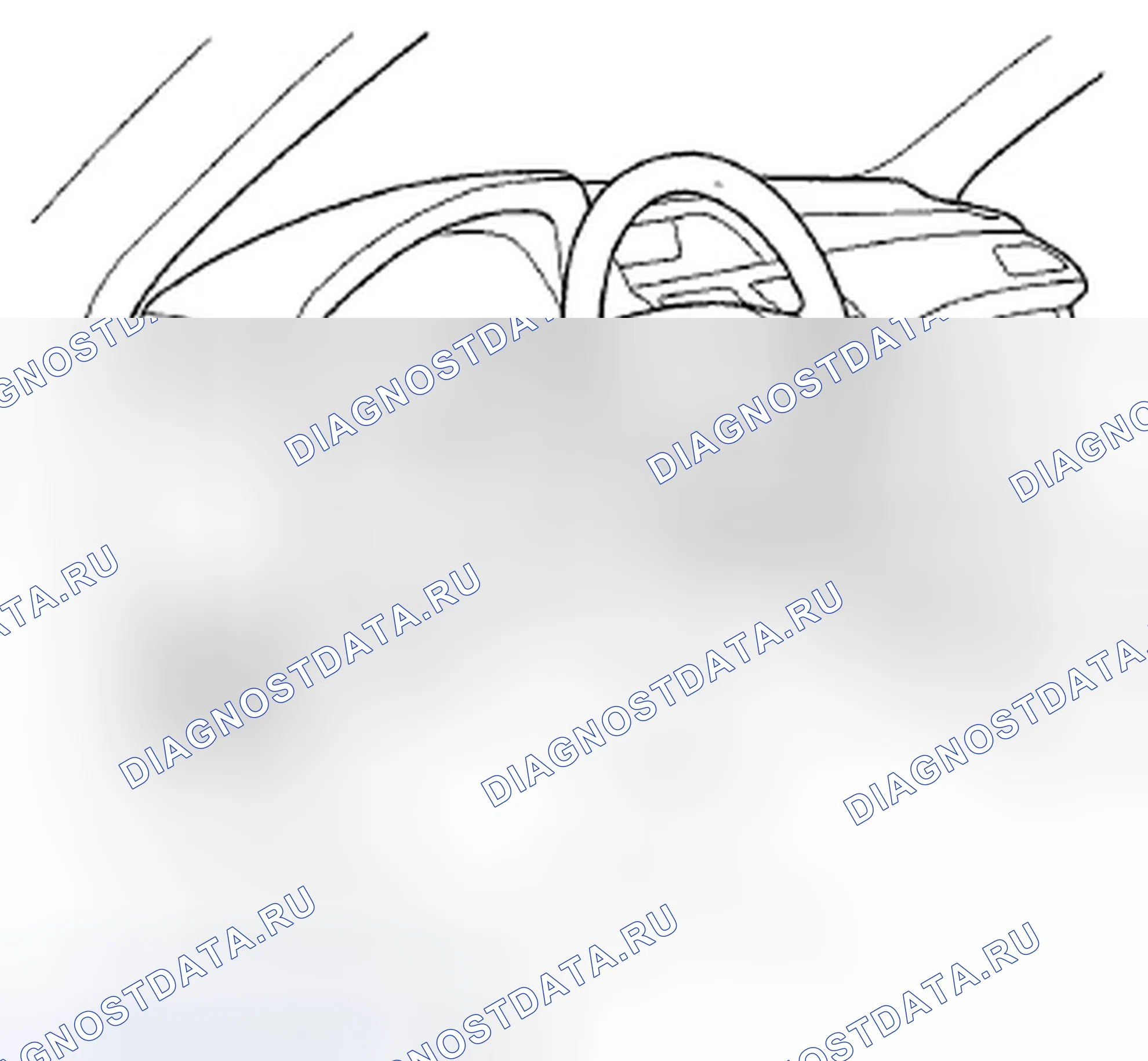 Рис. 90: Запоминание нейтрального положения датчика VSA. Honda Crosstour I