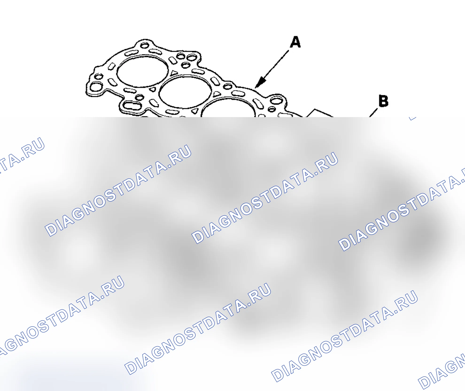 Рис. 188: Установка головки цилиндров. Acura RSX I