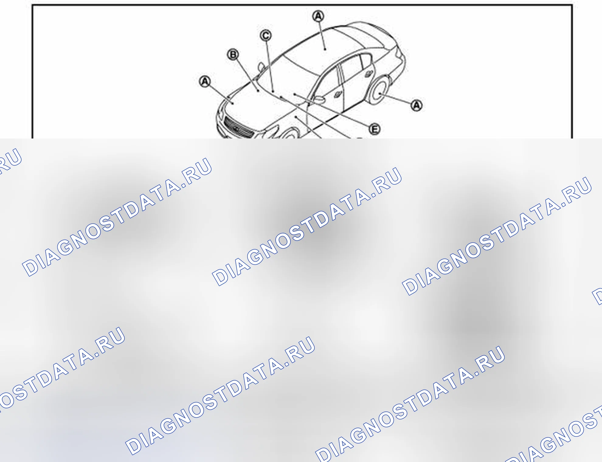 Рис. 26: Расположение компонентов. Infiniti G35 IV