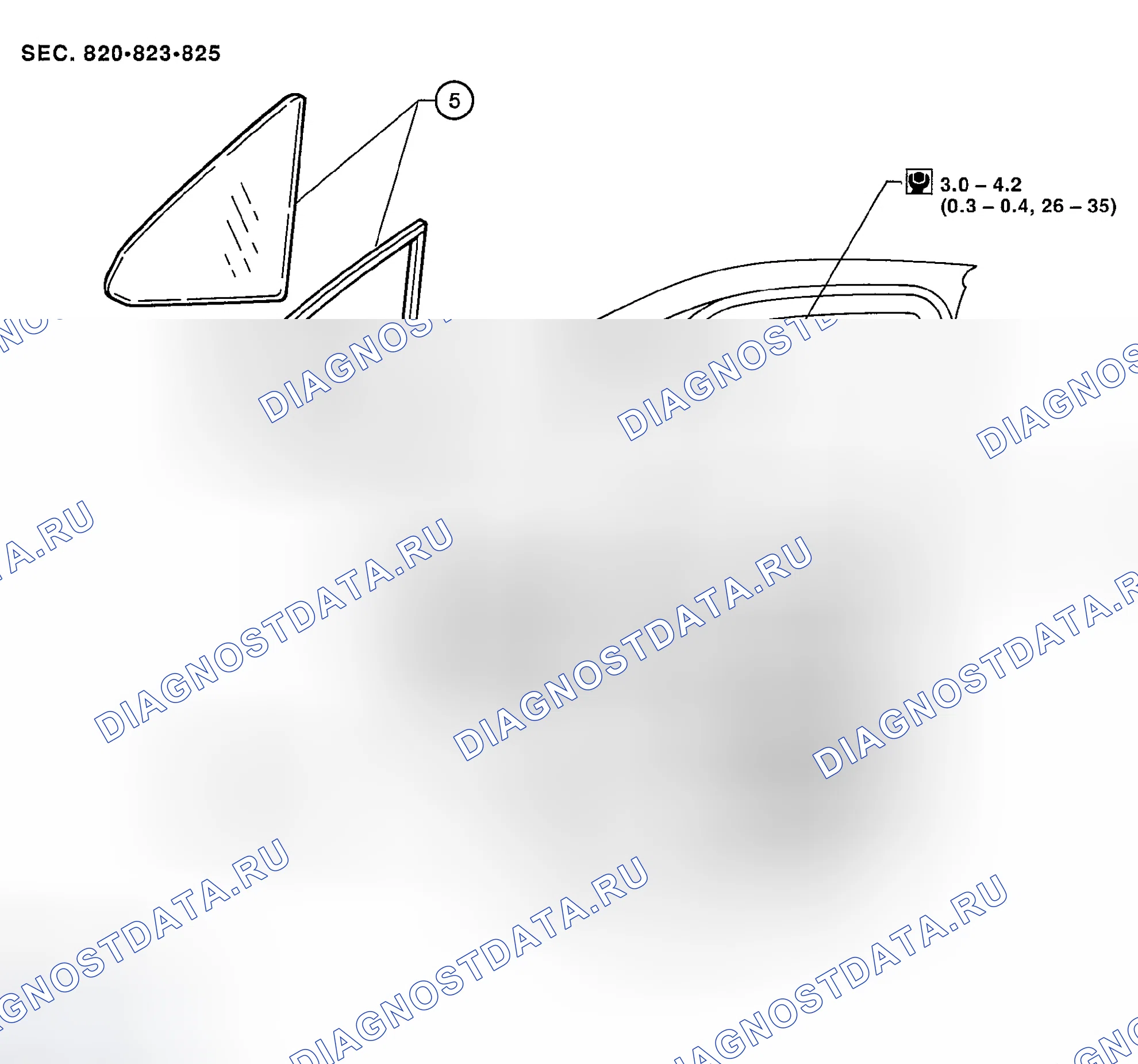 Рис. 12: ОКНО ЧЕТВЕРТИ. Nissan Sentra B15